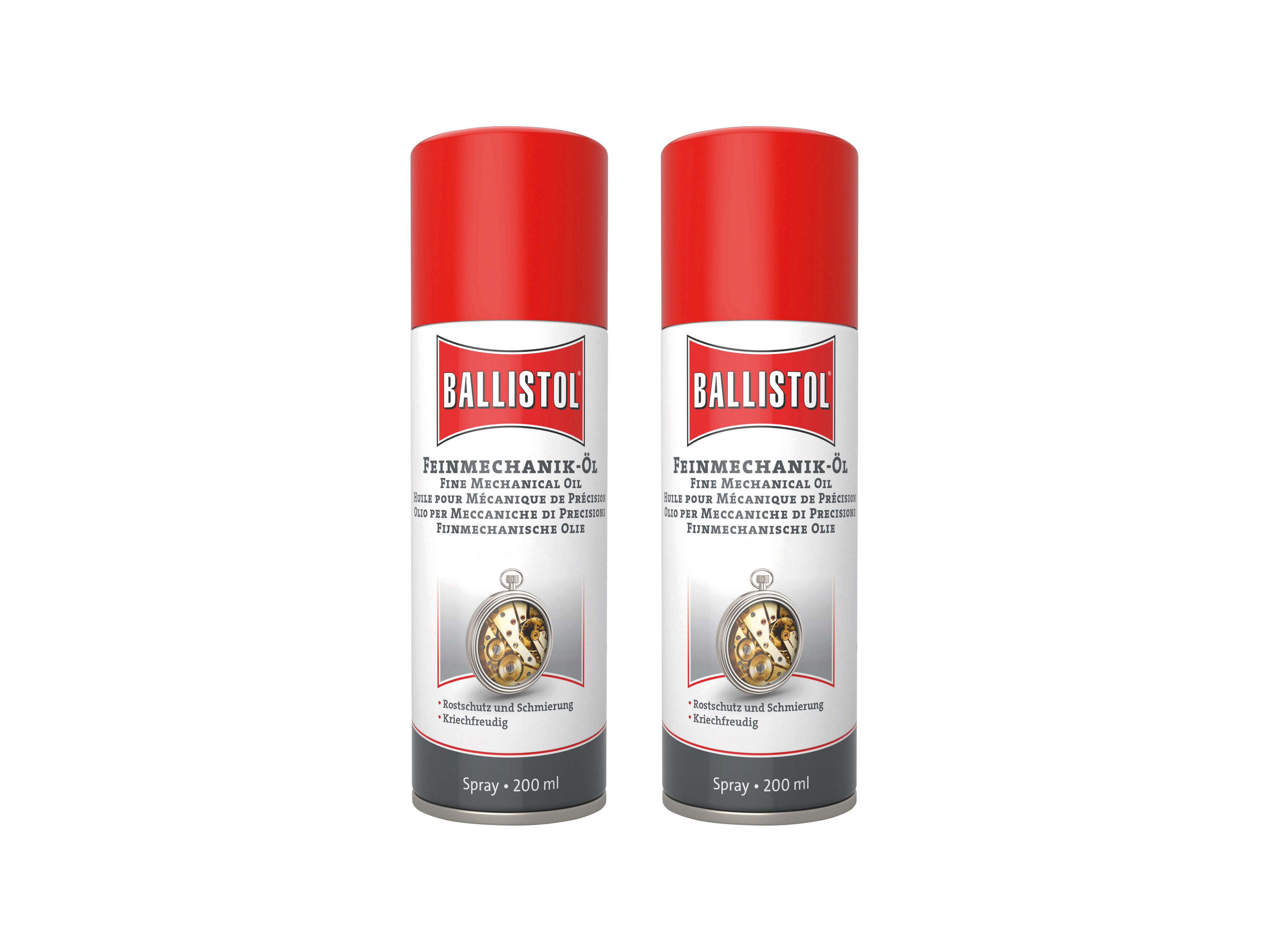 BALLISTOL Feinmechanik-Öl Spray, 200 ml, 2 Stück BALLISTOL Feinmechanik-Öl Spray, 200 ml, 2 Stück