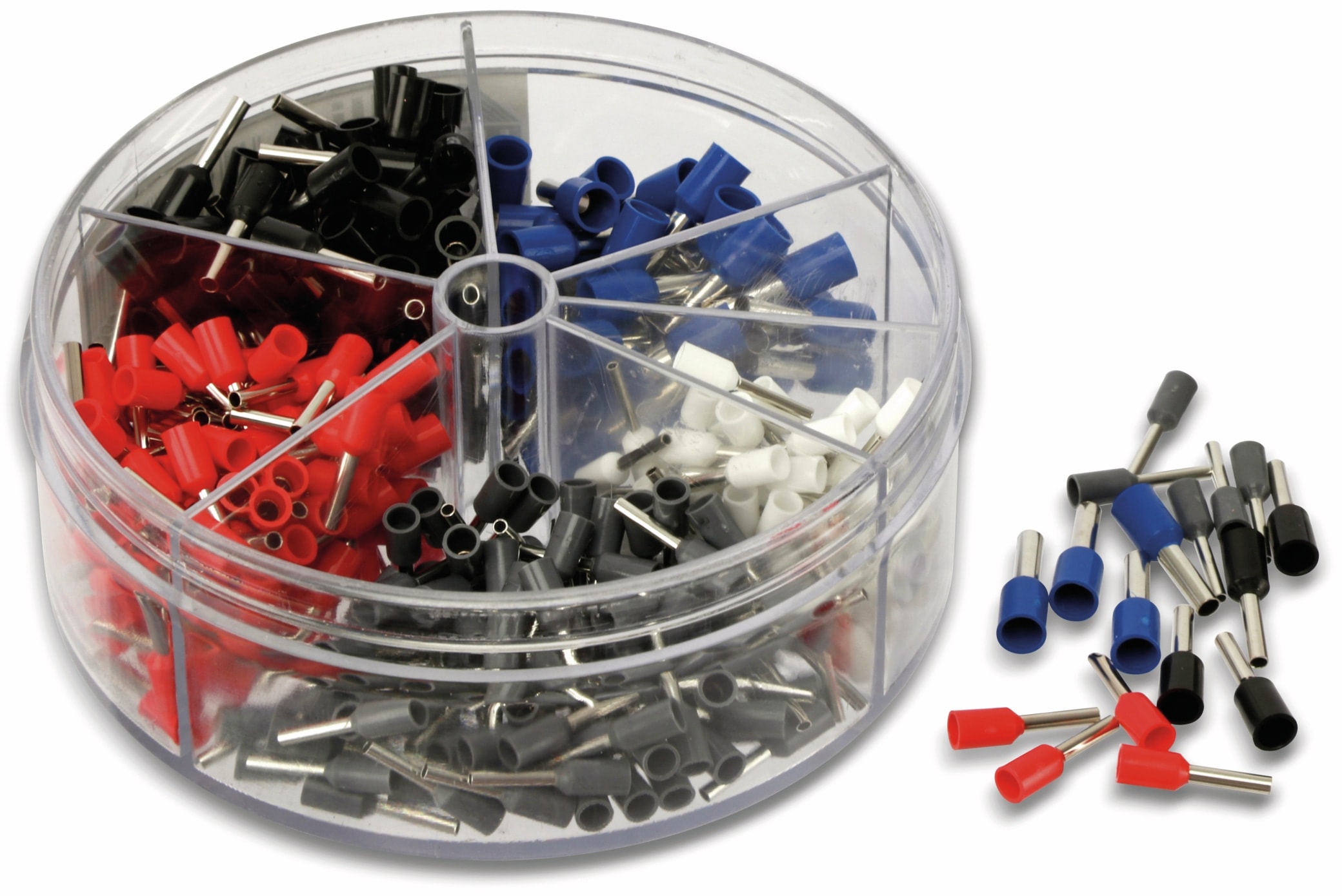 Sortiment Aderendhülsen 0,5 mm² - 2,5 mm², 400 Stück, in Kunststoffbox Sortiment Aderendhülsen 0,5 mm² - 2,5 mm², 400 Stück, in Kunststoffbox