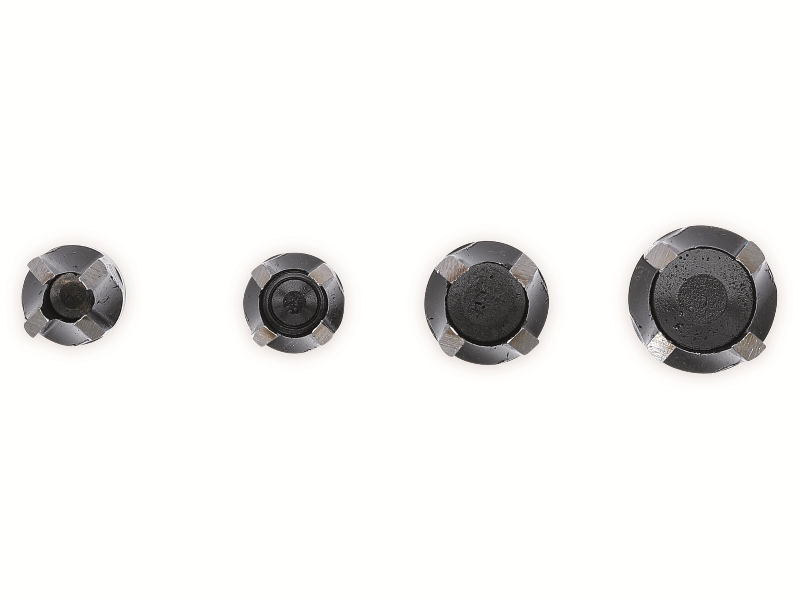 BGS TECHNIC Zapfenbohrer-Satz DIY 6838, 4-teilig