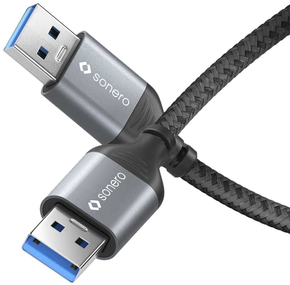 SONERO USB 3.0 Kabel SPC-U050-005 A/A 0,5m grau-schwarz SONERO USB 3.0 Kabel SPC-U050-005 A/A 0,5m grau-schwarz