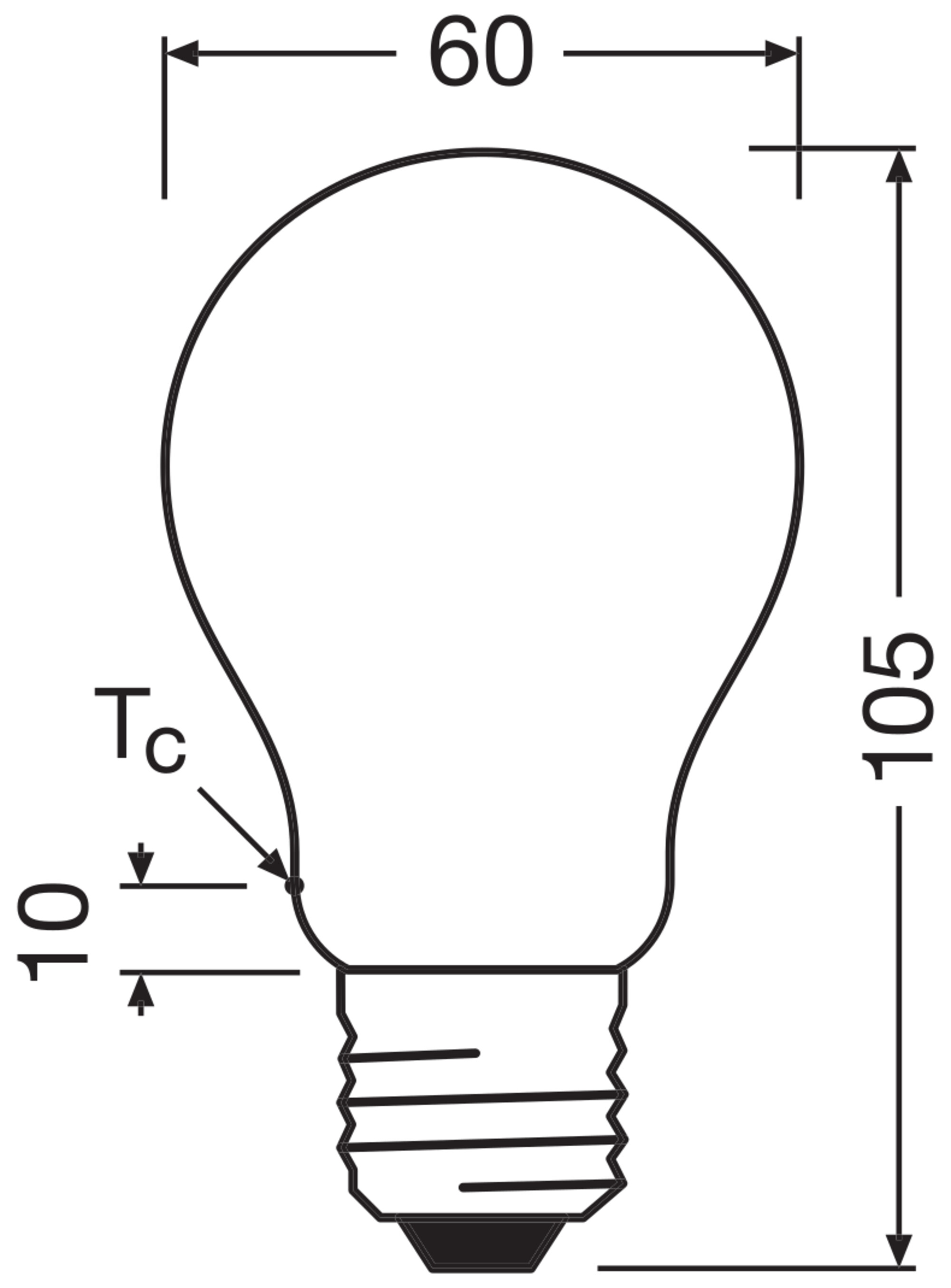OSRAM LED-Lampe, Kolbenform, E27, 7,2 W, 2700 K, EEK: A, 1521 lm, warmweiß OSRAM LED-Lampe, Kolbenform, E27, 7,2 W, 2700 K, EEK: A, 1521 lm, warmweiß