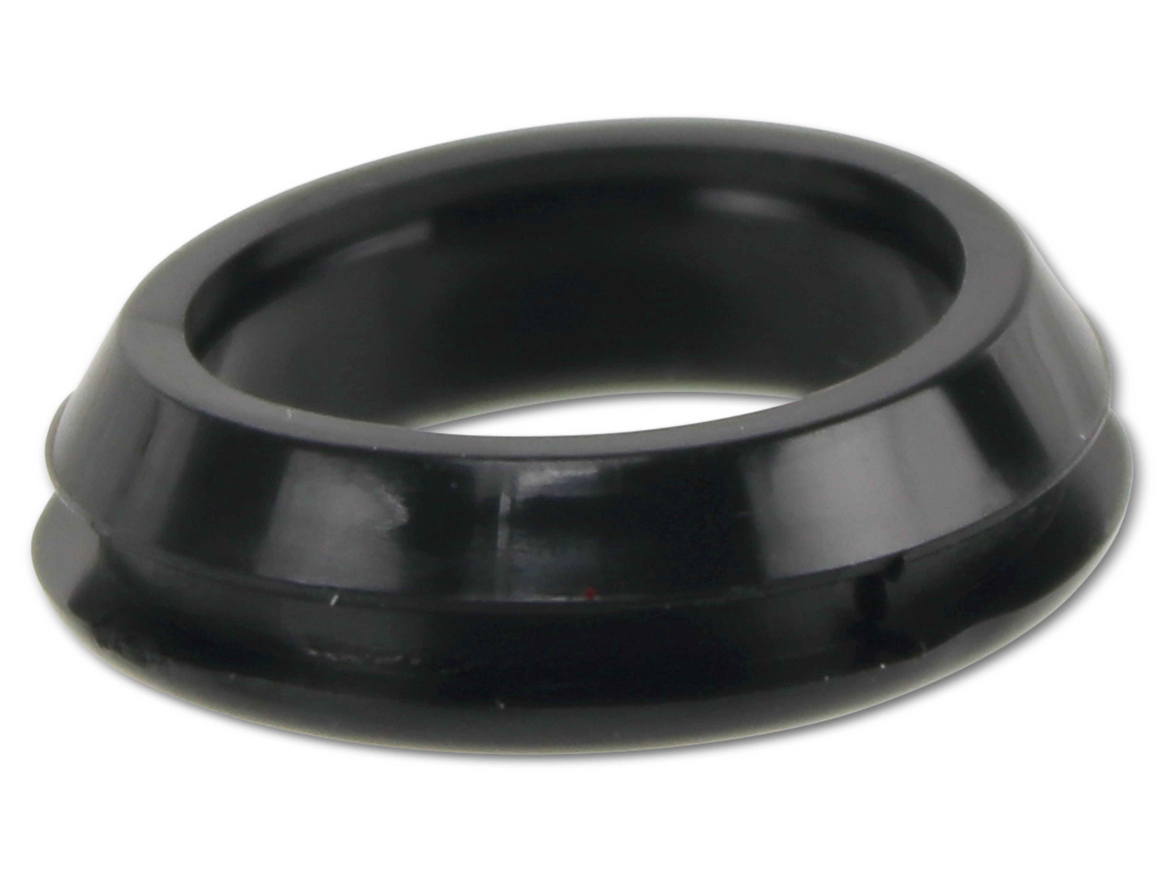 KSS Kabeldurchführungstülle PVC weich, schwarz, Plattenstärke 2,4, offen, 1 Stück KSS Kabeldurchführungstülle PVC weich, schwarz, Plattenstärke 2,4, offen, 1 Stück