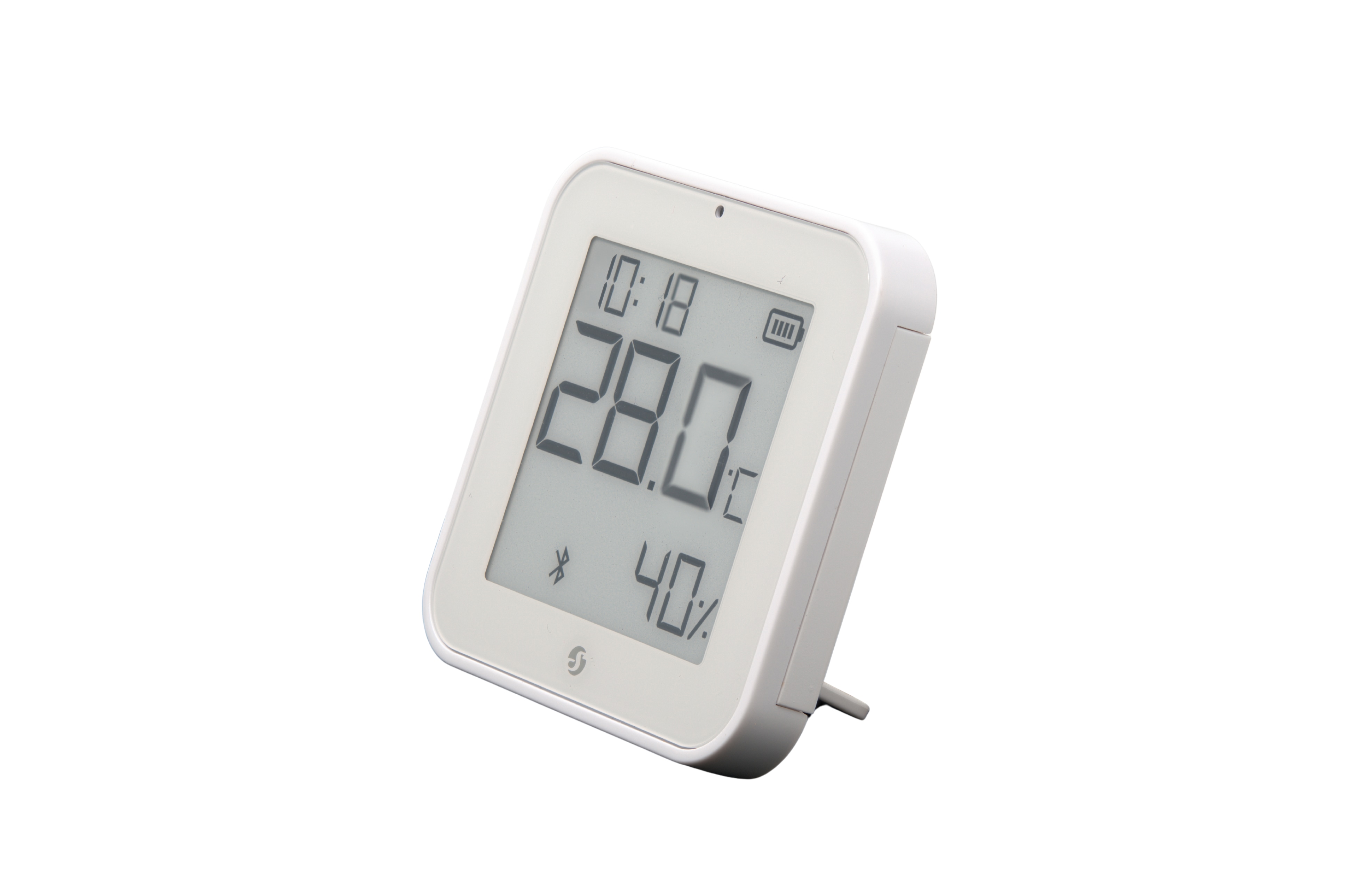 SHELLY Temperatur- und Feuchtigkeitssensor, Blu ZB H&T Display, Weiß SHELLY WLAN-Temperatur- und Feuchtigkeitssensor, Blu ZB H&T Display, Weiß