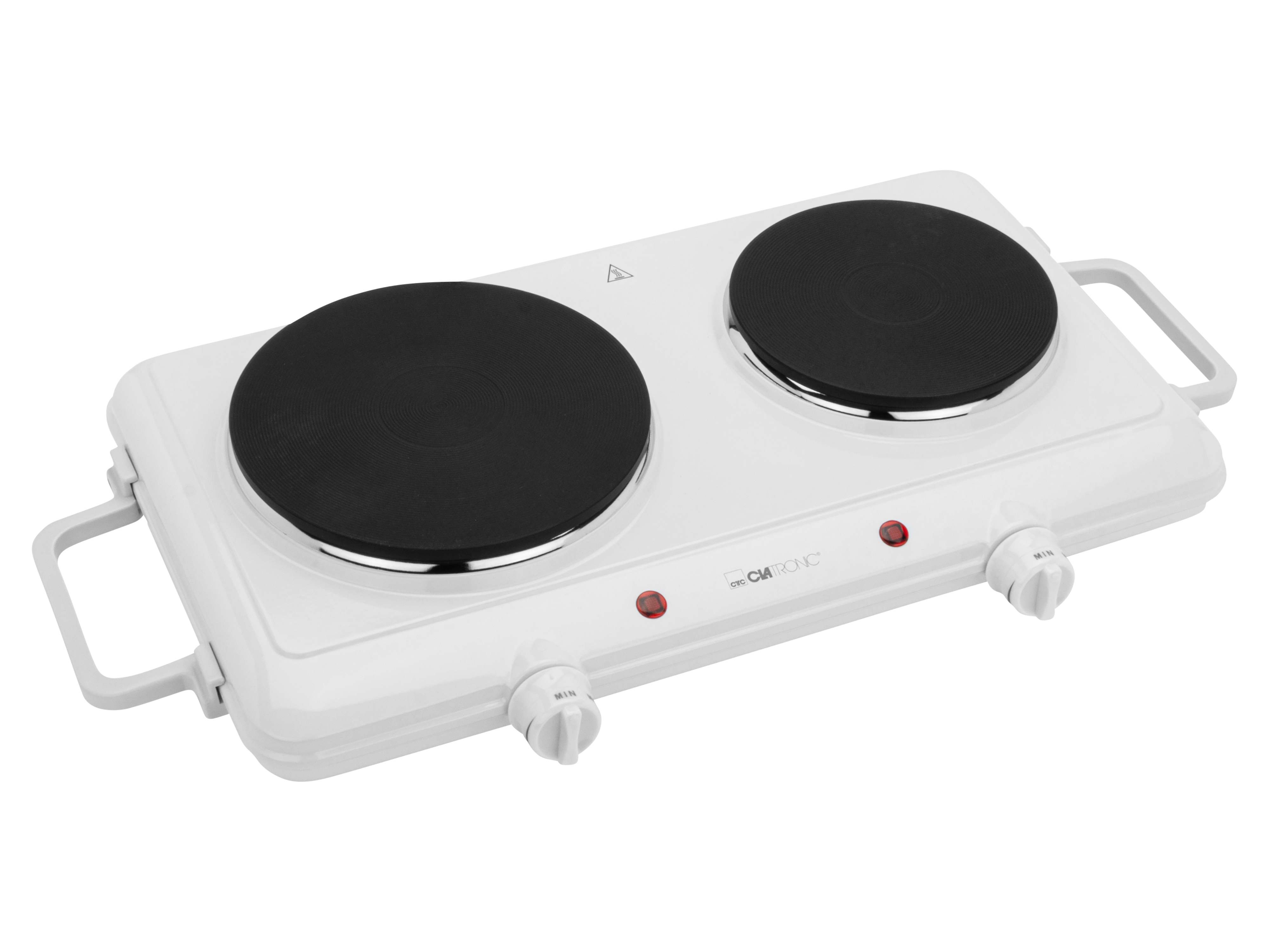 CLATRONIC Doppelkochplatte DKP 3583, 1x Ø180mm, 1500W, 1x Ø150mm, 1000W, weiß CLATRONIC Doppelkochplatte DKP 3583, 1x Ø180mm, 1500W, 1x Ø150mm, 1000W, weiß