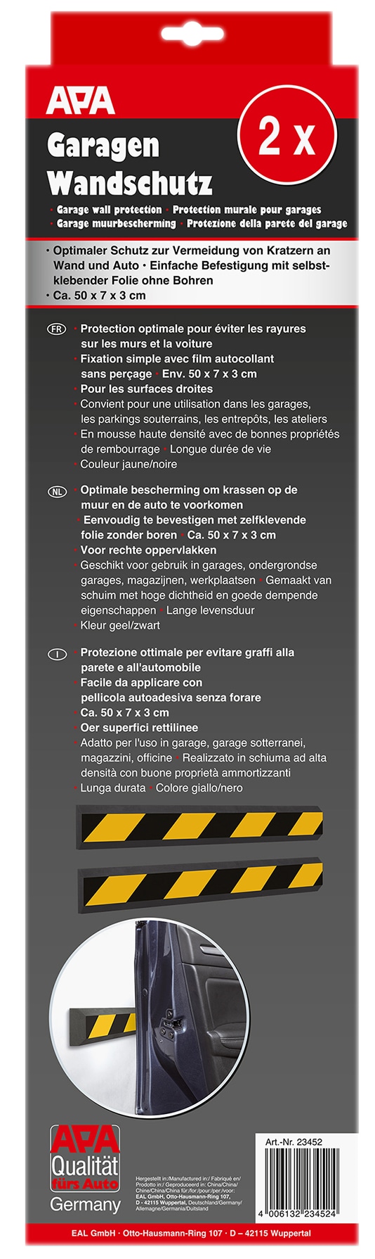 APA Garagen Wandschutz, 23452, gerade APA Garagen Wandschutz, 23452, gerade