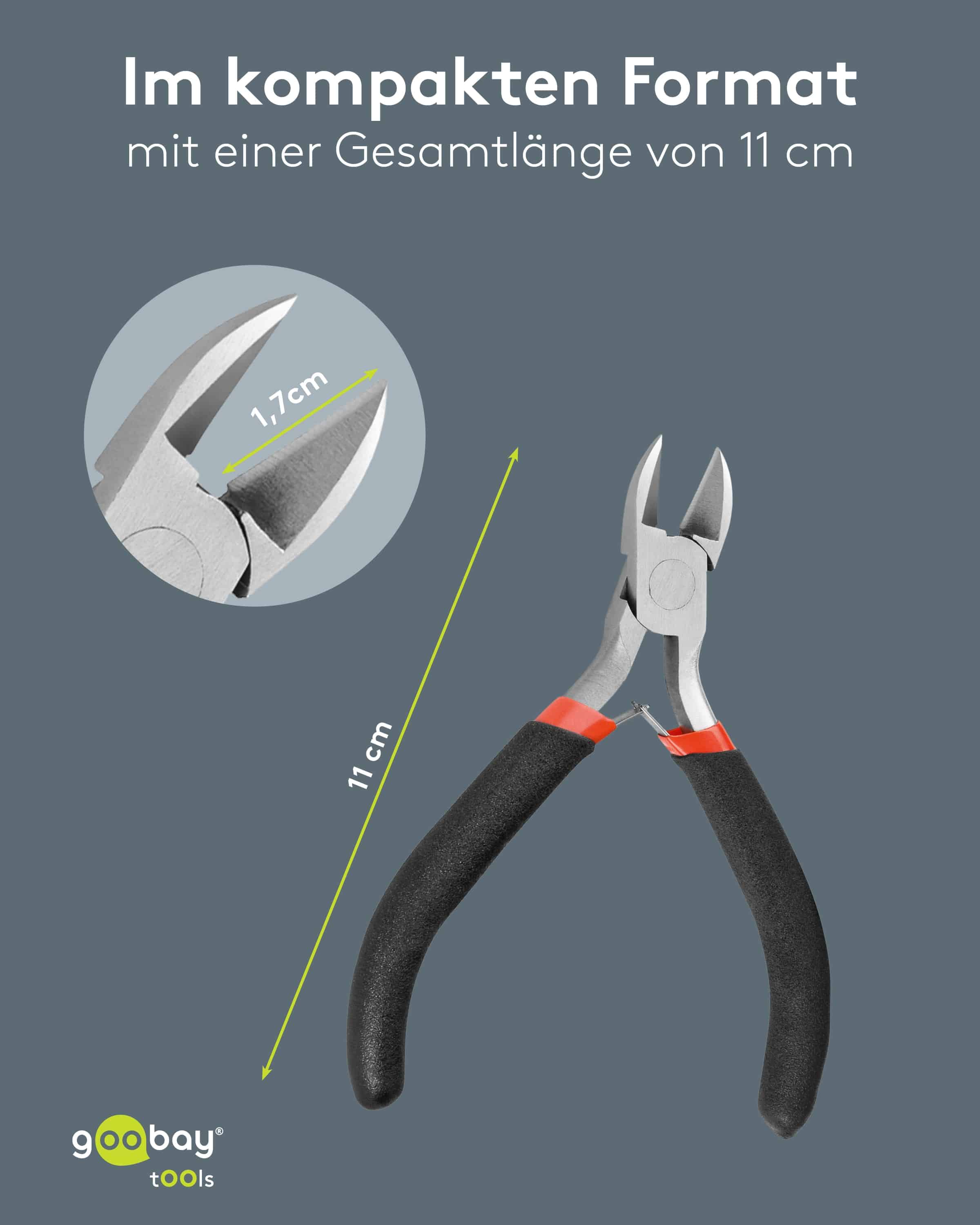 GOOBAY TOOLS Seitenschneider, 77099, 110 mm GOOBAY TOOLS Seitenschneider, 77099, 110 mm