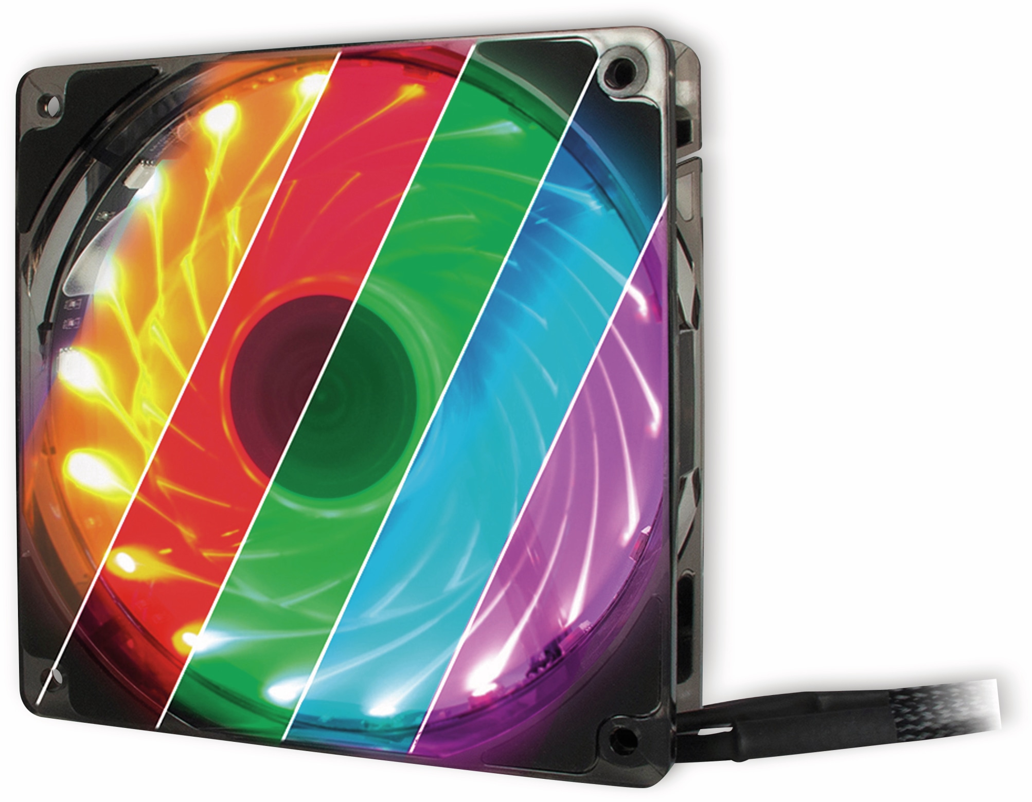INTER-TECH PC-Lüfter ARGUS L-12025 Aura, 120mm LED, RGB INTER-TECH PC-Lüfter ARGUS L-12025 Aura, 120mm LED, RGB