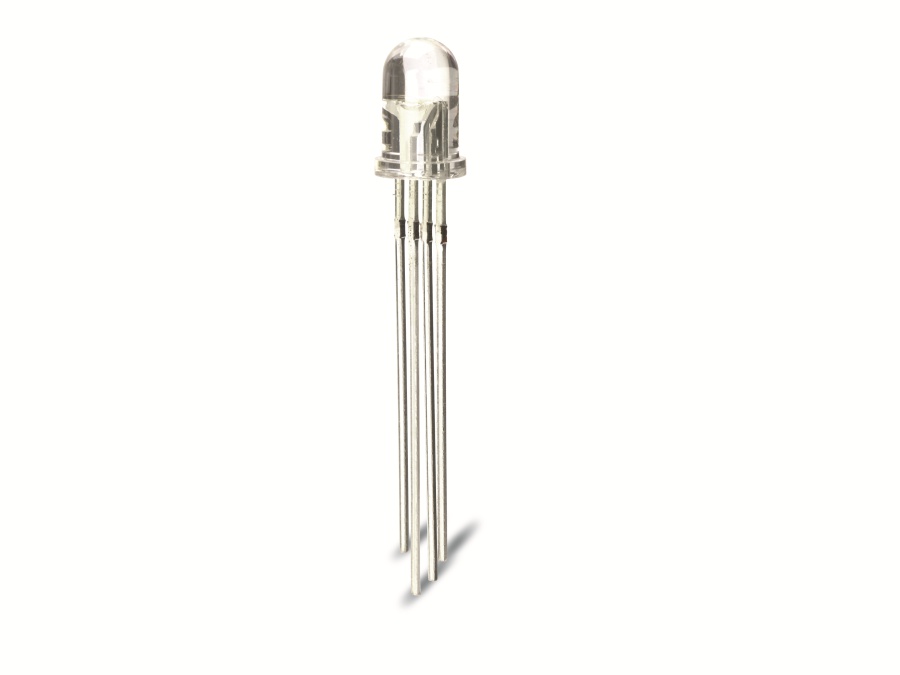EVERSTAR RGB LEDs ESL-R5ARGBC05-TF, rund, 5 mm, 10 Stück EVERSTAR RGB LEDs ESL-R5ARGBC05-TF, rund, 5 mm, 10 Stück