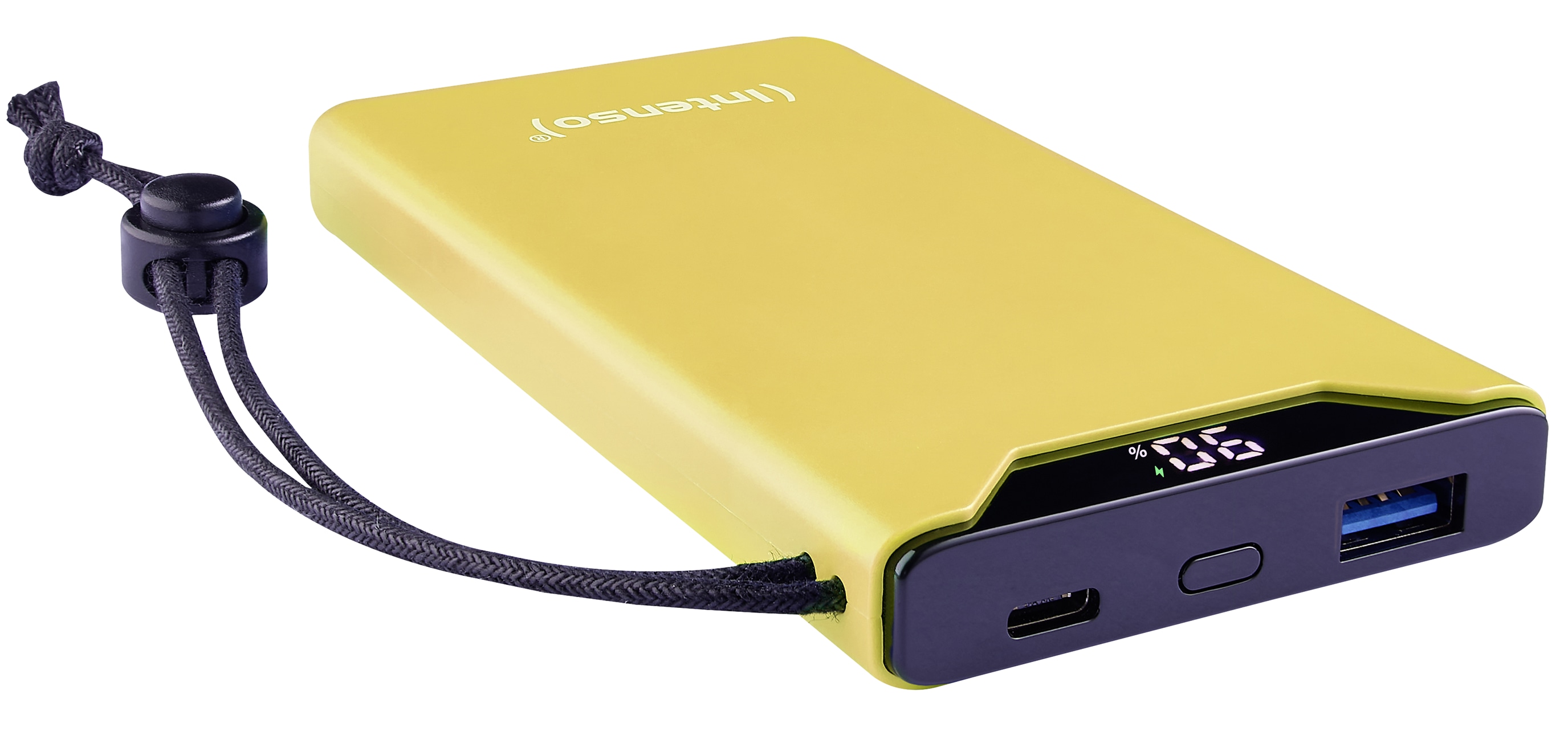 INTENSO USB Powerbank 7332039, F10000, 10.000mAh, 20 W, gelb INTENSO USB Powerbank 7332039, F10000, 10.000mAh, 20 W, gelb