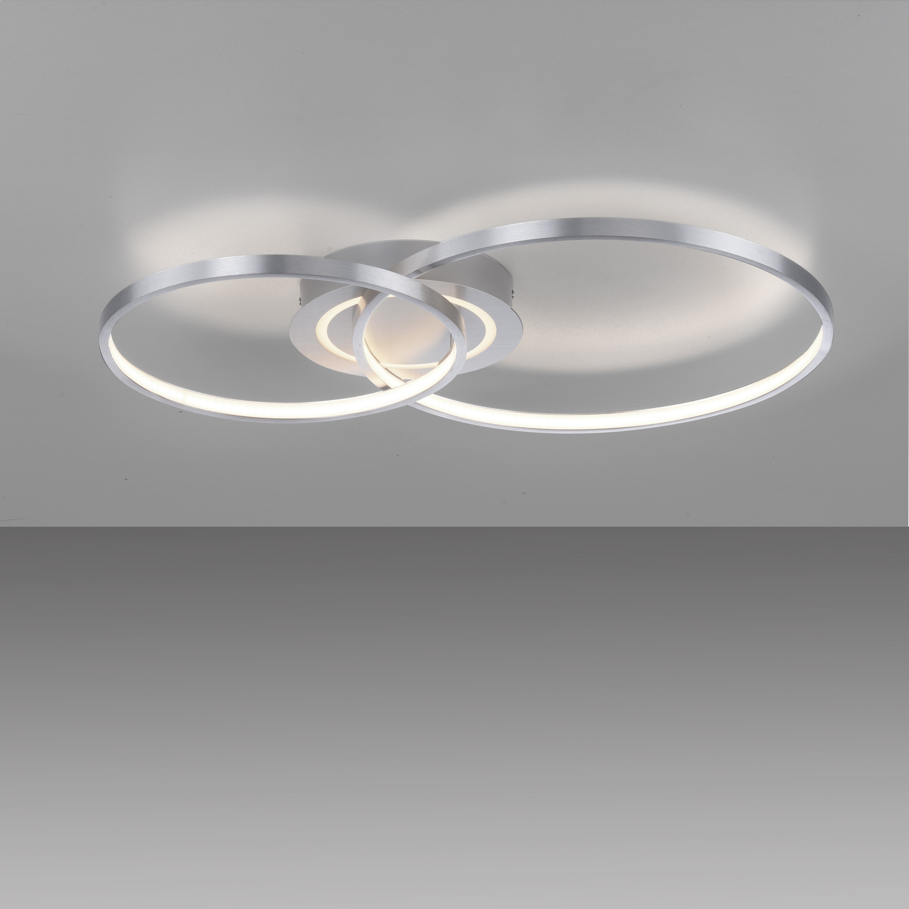 JUST LIGHT LED-Deckenleuchte 14540-95 aluminium, 27,6 W, 3480 lm, 3000 K JUST LIGHT LED-Deckenleuchte 14540-95 aluminium, 27,6 W, 3480 lm, 3000 K