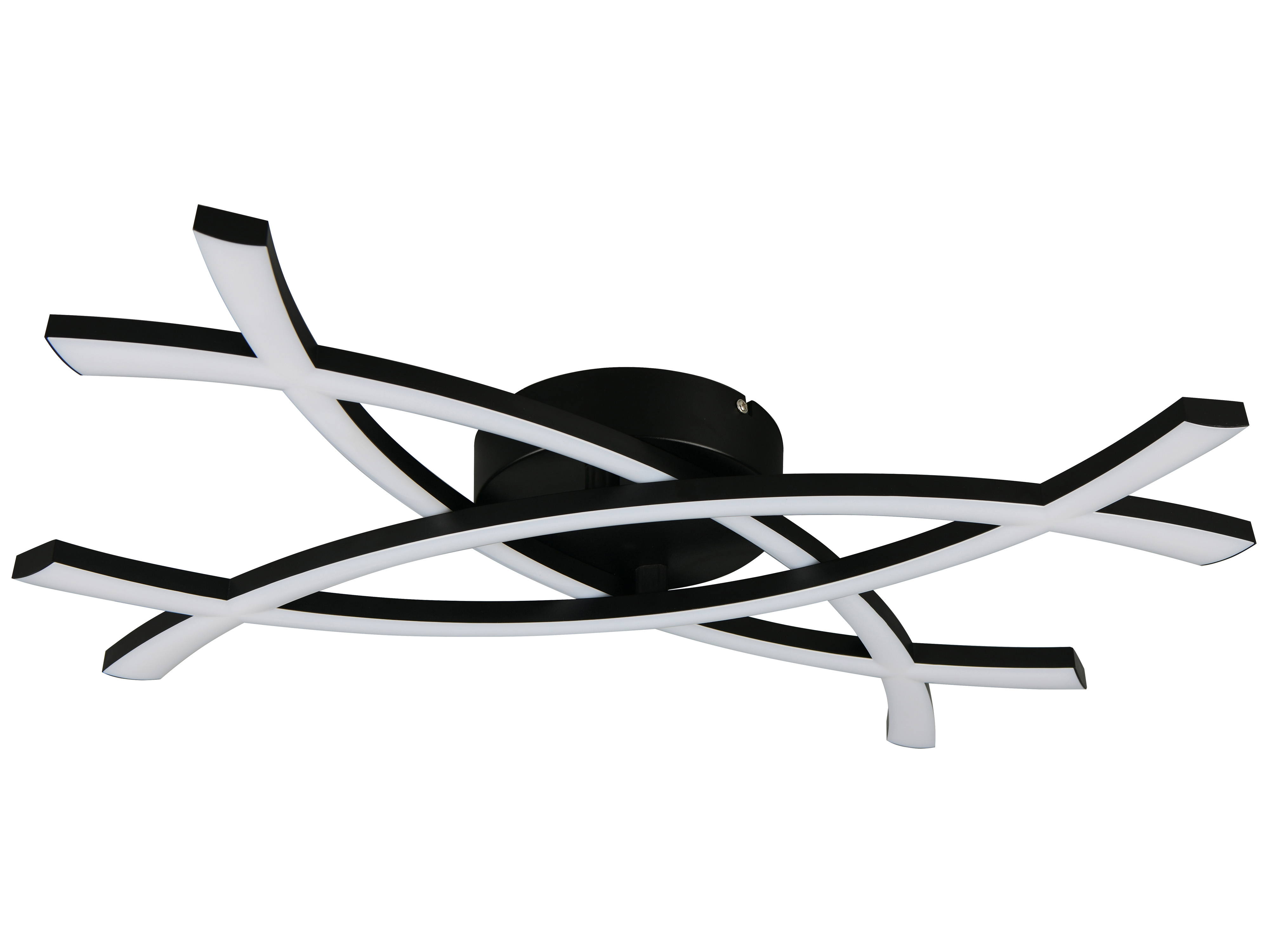 REALITY LED-Wand- und Deckenleuchte Pollock R23691132, 22W, 3000K, 2500lm, warmweiß, IP20, schwarz REALITY LED-Wand- und Deckenleuchte Pollock R23691132, 22W, 3000K, 2500lm, warmweiß, IP20, schwarz