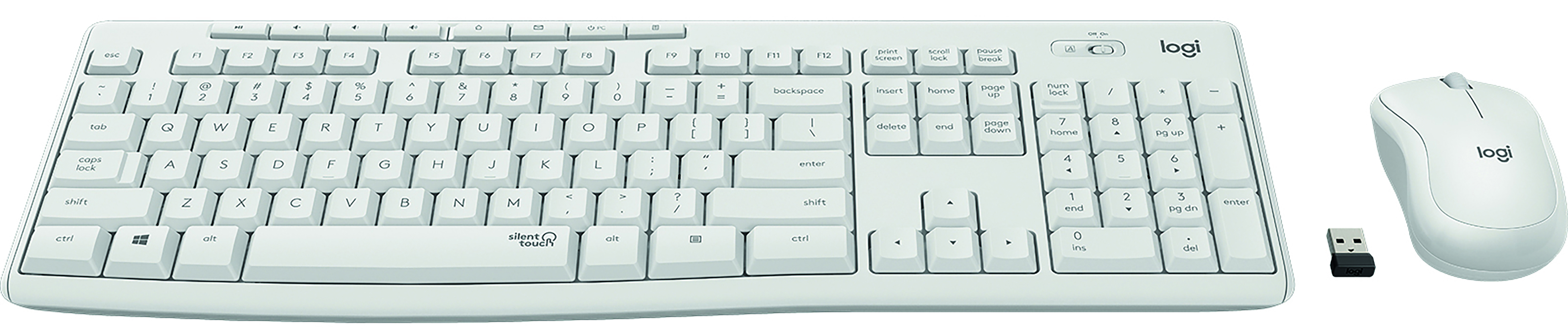 LOGITECH Tastatur- und Mausset MK295 weiß LOGITECH Tastatur- und Mausset MK295 weiß