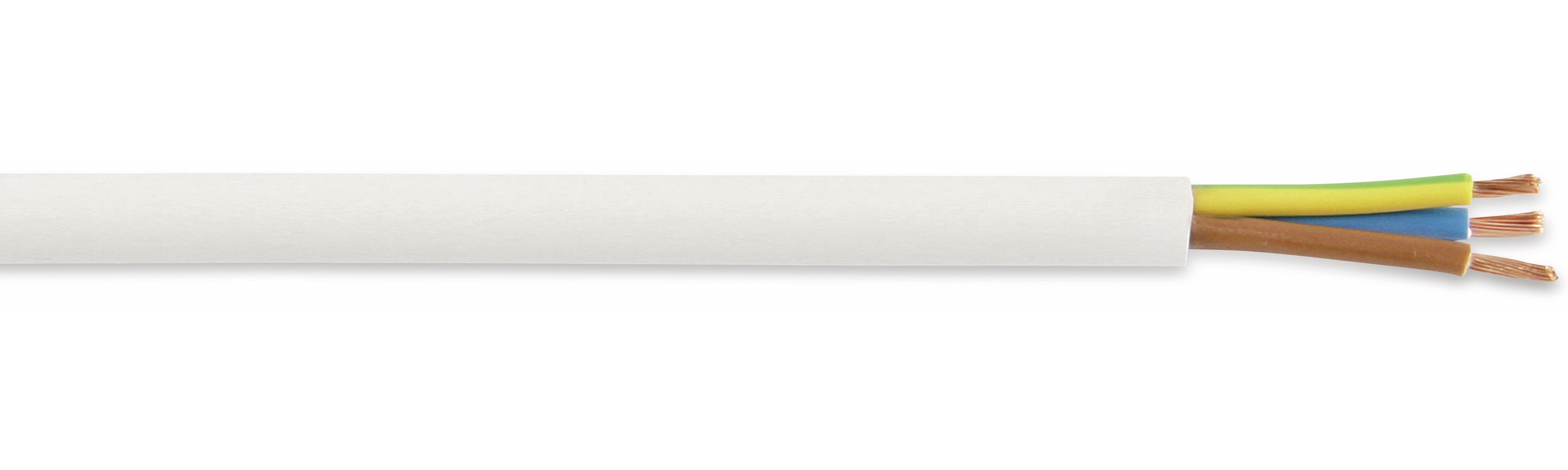 RAUTRONIC PVC-Schlauchleitung H03VV-F, 3G0,75, 10 m, weiß RAUTRONIC PVC-Schlauchleitung H03VV-F, 3G0,75, 10 m, weiß