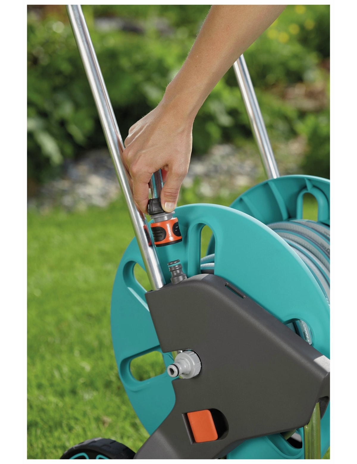 GARDENA Schlauchwagen CleverRoll M 18513-20, 20 m, Set 10-teilig GARDENA Schlauchwagen CleverRoll M 18513-20, 20 m, Set 10-teilig