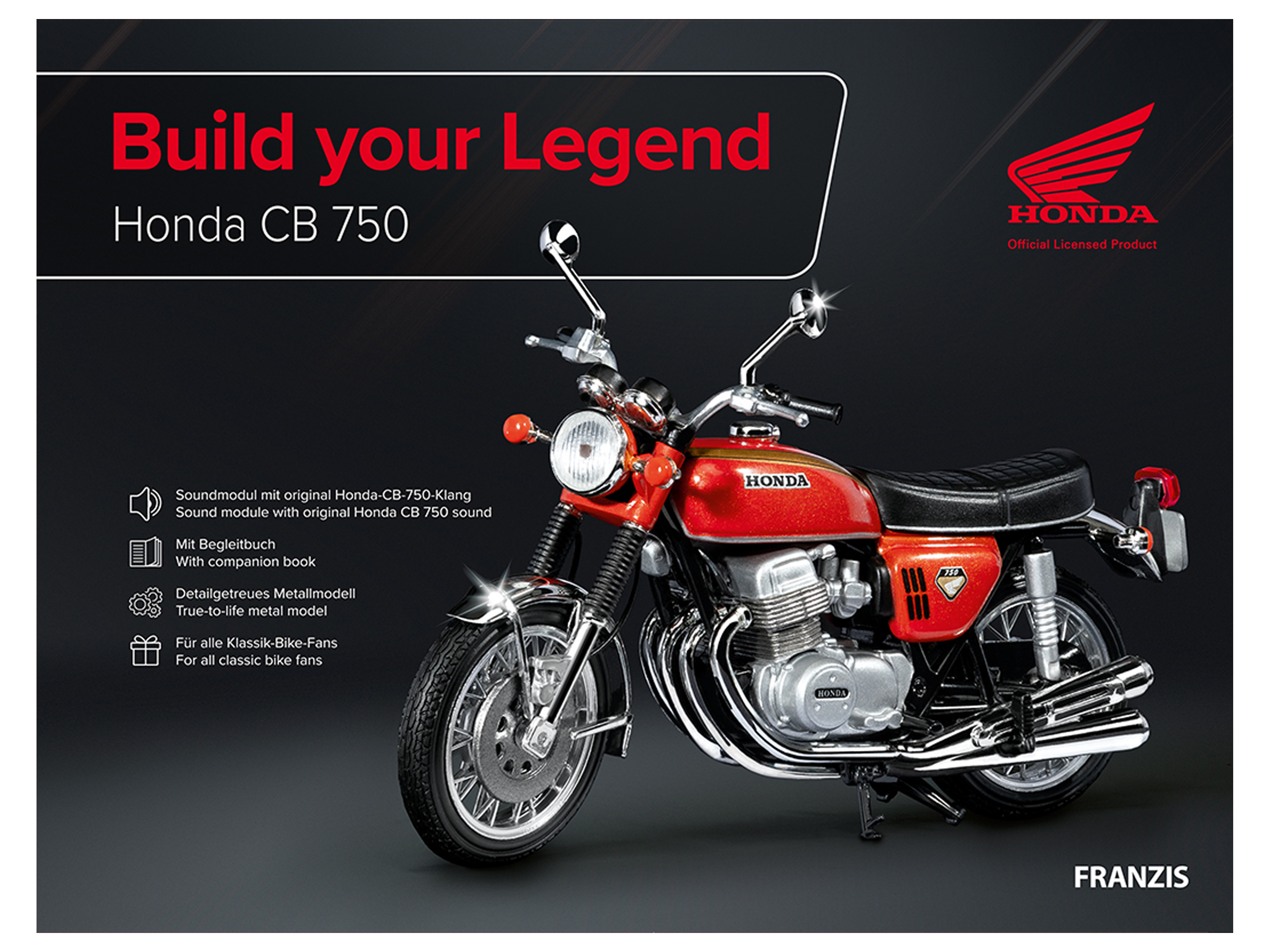 FRANZIS Build your Legend: Honda CB 750 FRANZIS Build your Legend: Honda CB 750