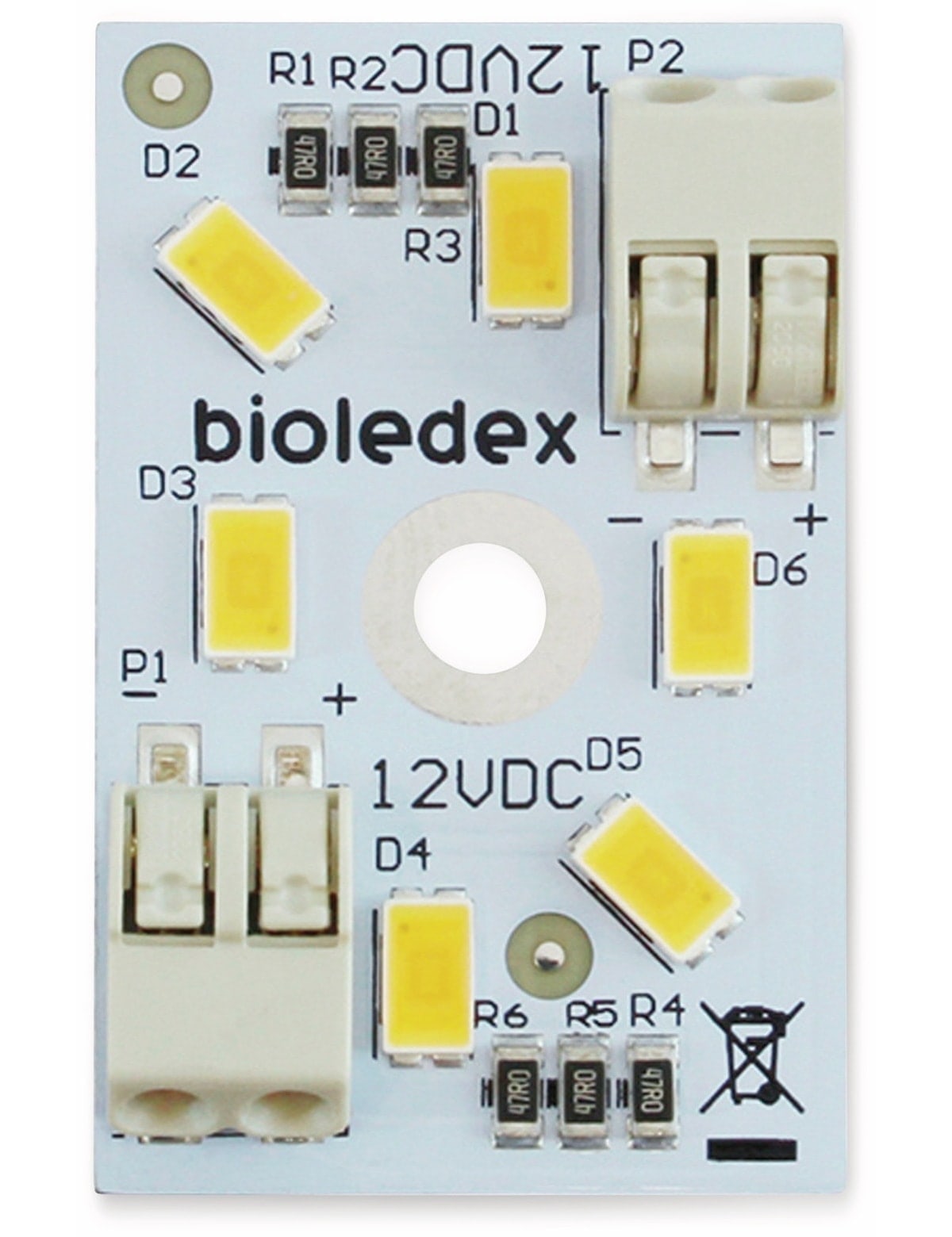 BIOLEDEX LED-Modul, 40x25 mm, 12 V-, 3,0 W, 270 Lm, 3000 k, warmweiss BIOLEDEX LED-Modul, 40x25 mm, 12 V-, 3,0 W, 270 Lm, 3000 k, warmweiss