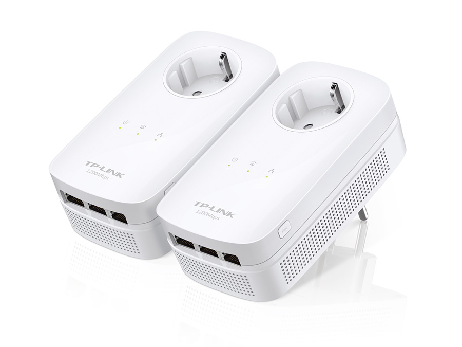 TP-LINK Gigabit-Powerline-Set TL-PA8030PKIT, AV1200, 3 LAN-Ports TP-LINK Gigabit-Powerline-Set TL-PA8030PKIT, AV1200, 3 LAN-Ports