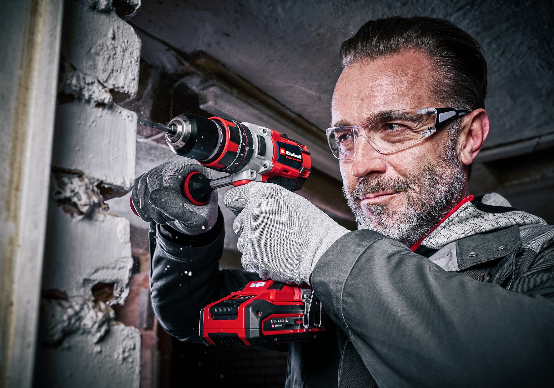 EINHELL Akku-Schlagbohrschrauber TP-CD 18/80 Li-i BL Kit (1x 4,0 Ah)