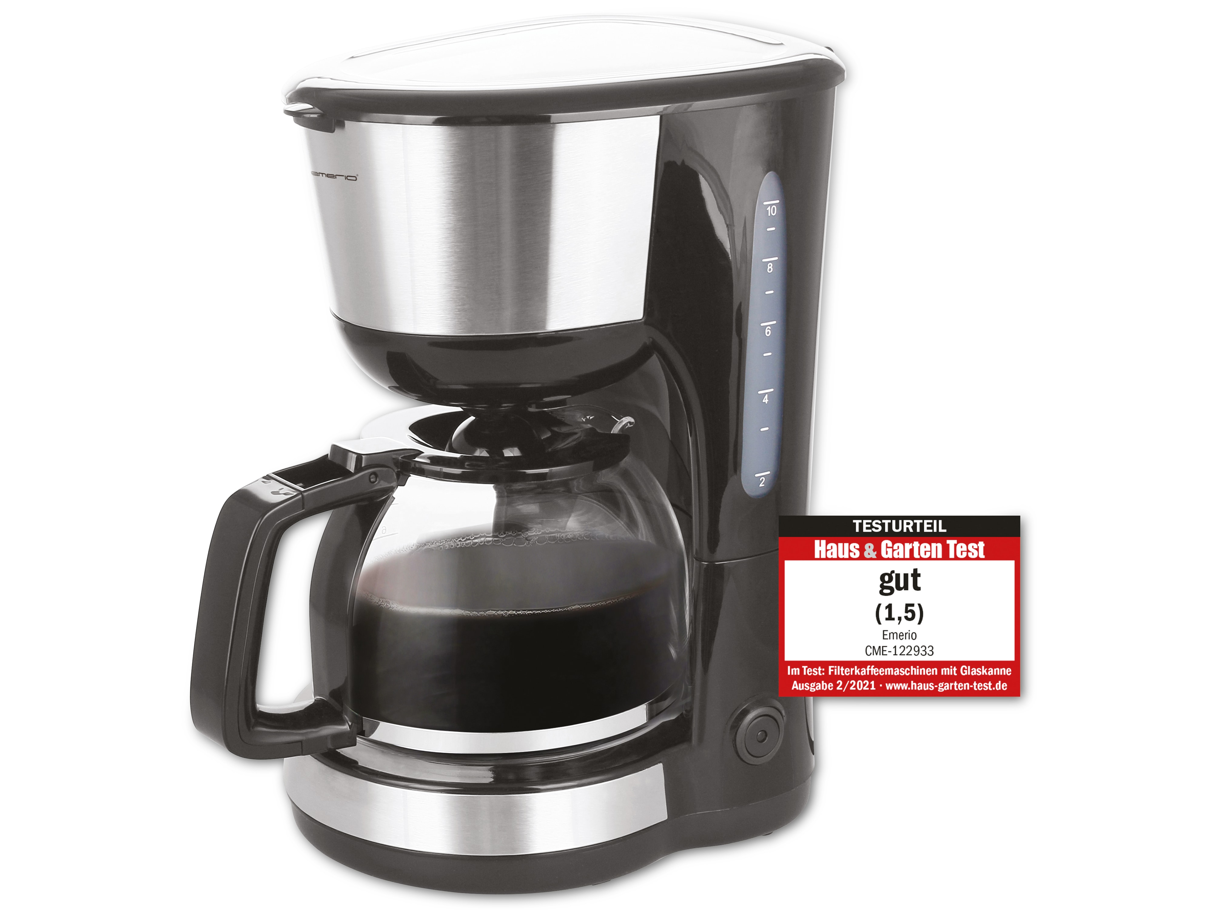 EMERIO Kaffeemaschine CME-122933, 1000 W, 1,25 L EMERIO Kaffeemaschine CME-122933, 1000 W, 1,25 L