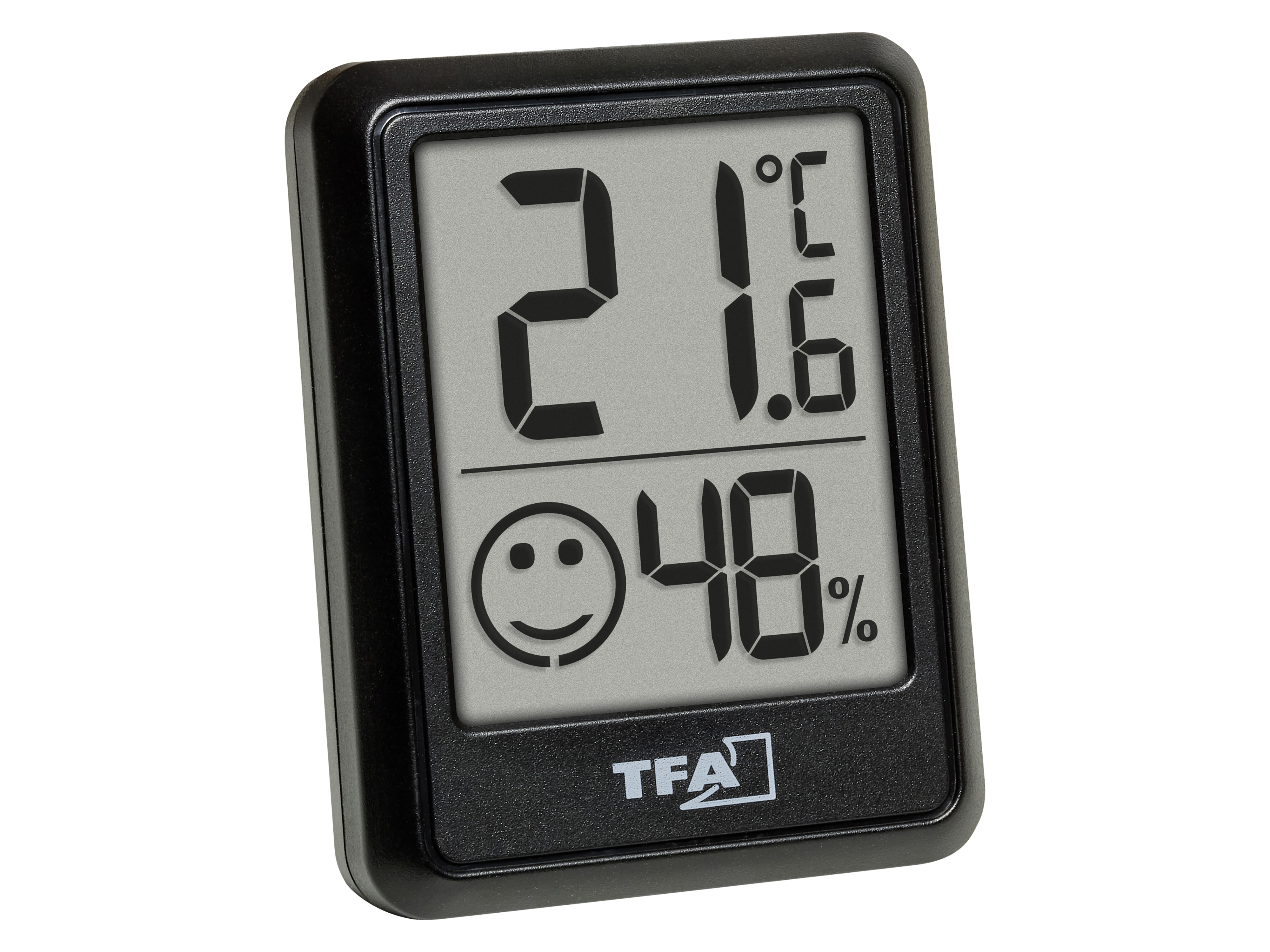 TFA Digitales Thermo-Hygrometer 30.5060.01.03, 3 Stück, schwarz TFA Digitales Thermo-Hygrometer 30.5060.01.03, 3 Stück, schwarz