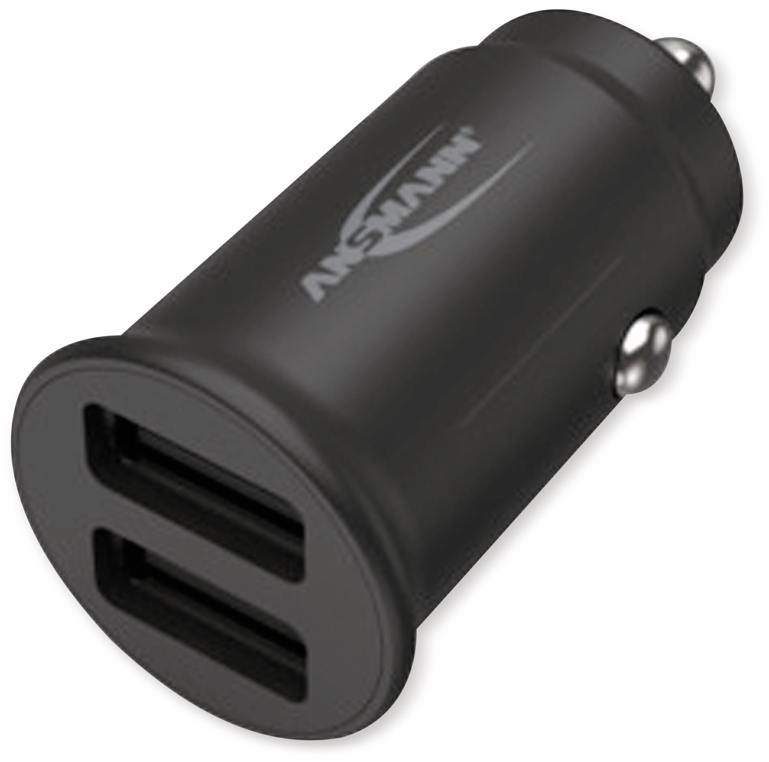 ANSMANN USB-Ladegerät KFZ CC212, 12 W, 5 V-, 2,4 A, 2-port, schwarz ANSMANN USB-Ladegerät KFZ CC212, 12 W, 5 V-, 2,4 A, 2-port, schwarz