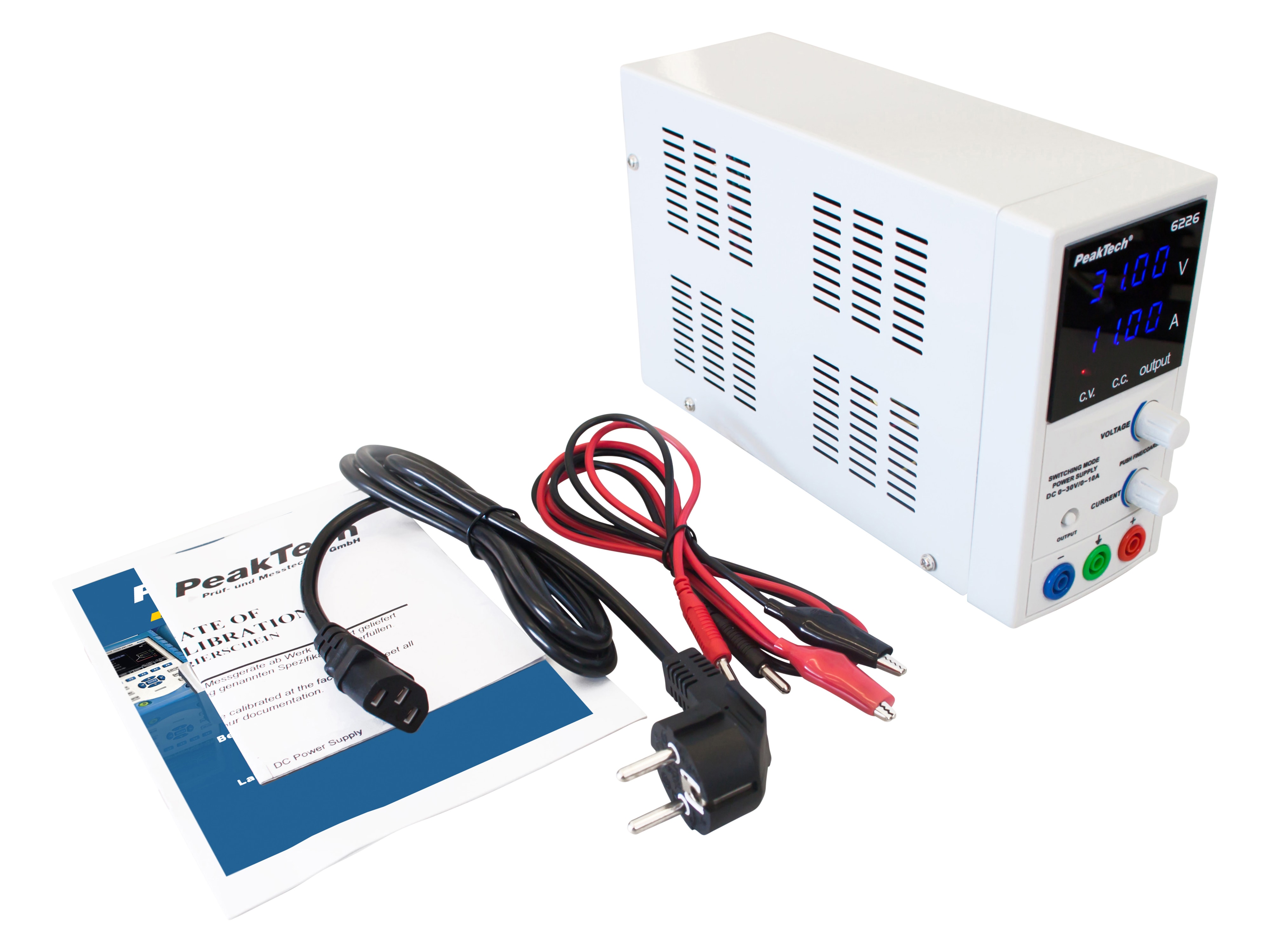 PEAKTECH Labornetzteil P 6226, 0...30 V/ 0...10 A PEAKTECH Labornetzteil P 6226, 0...30 V/ 0...10 A