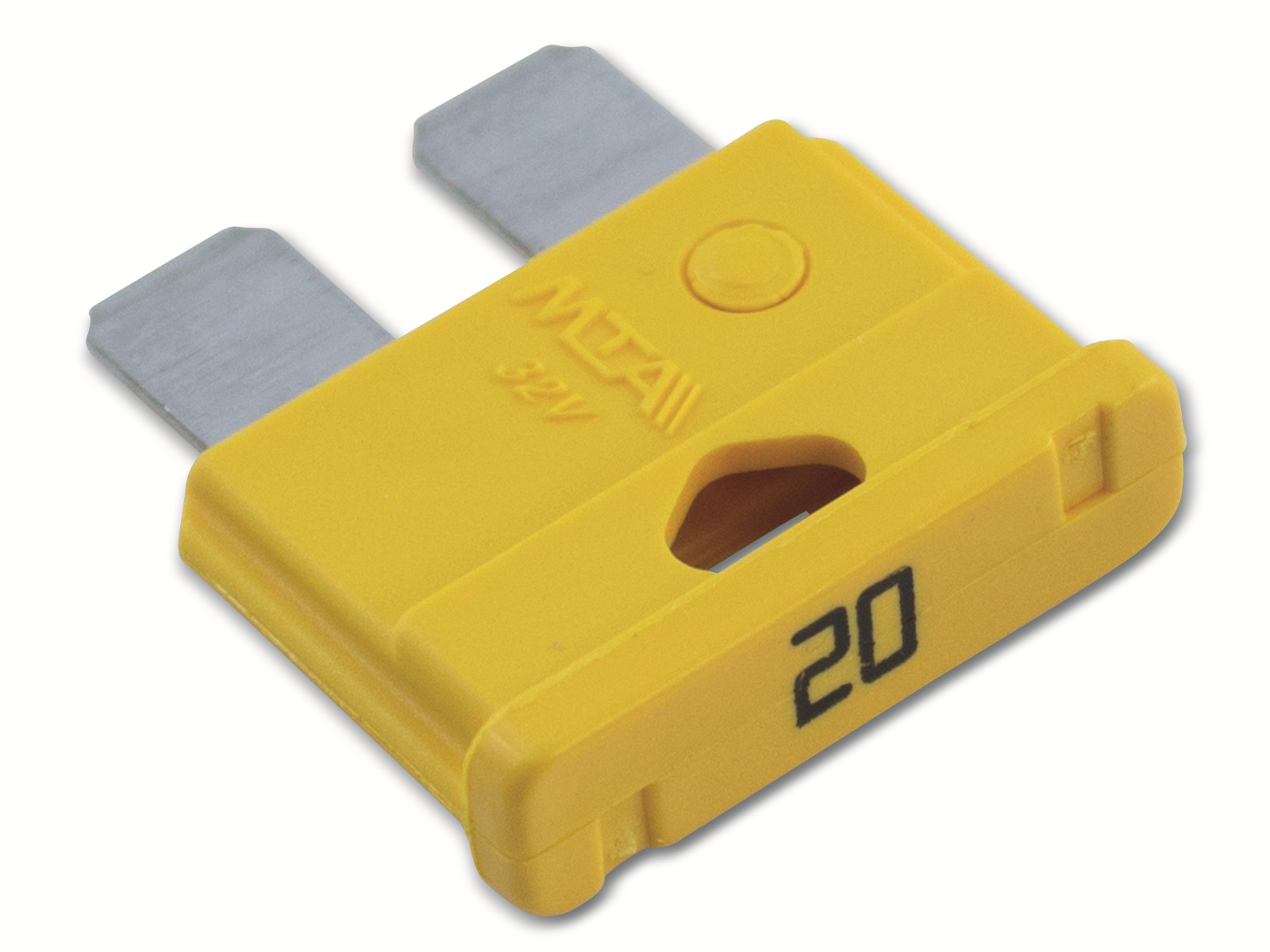 MTA KFZ-Flachsicherung 340.031, Standard, 20 A, gelb MTA KFZ-Flachsicherung 340.031, Standard, 20 A, gelb