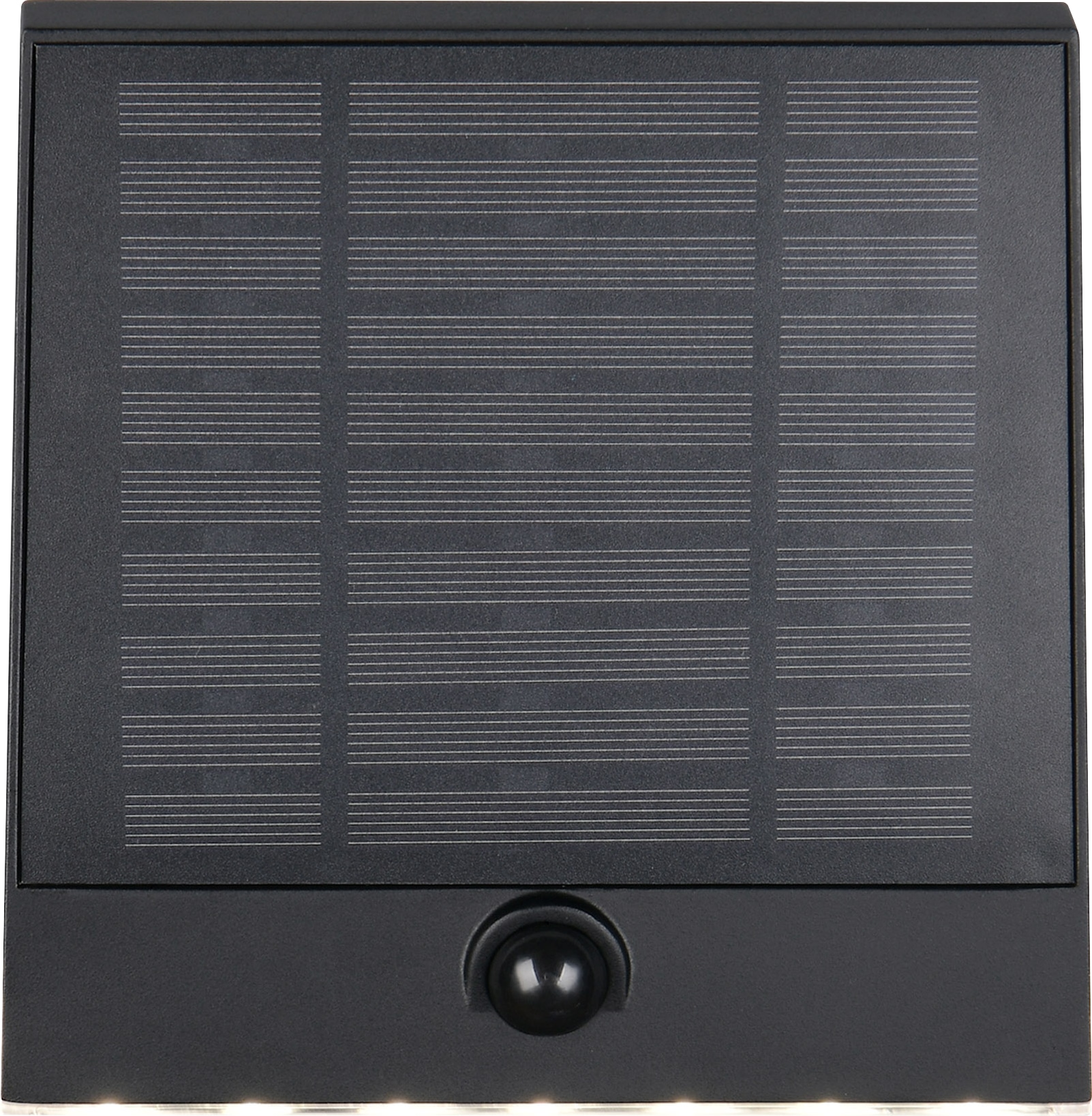 REALITY Solar LED-Wandleuchte ALVORADA, R23326102, 6 W, 600lm, 4000K, schwarz