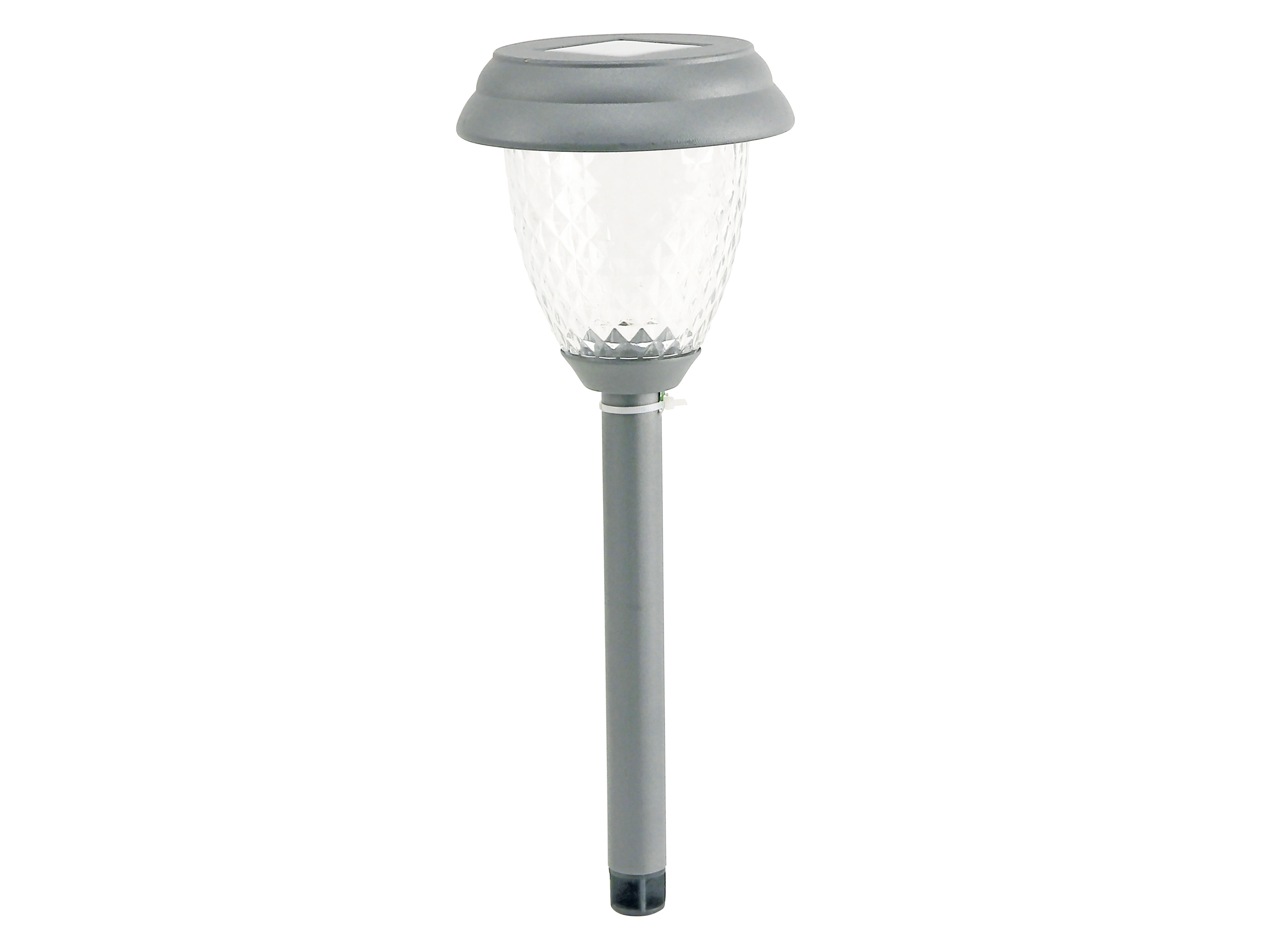 LED-Solargartenleuchte, silber, 41 cm LED-Solargartenleuchte, silber, 41 cm