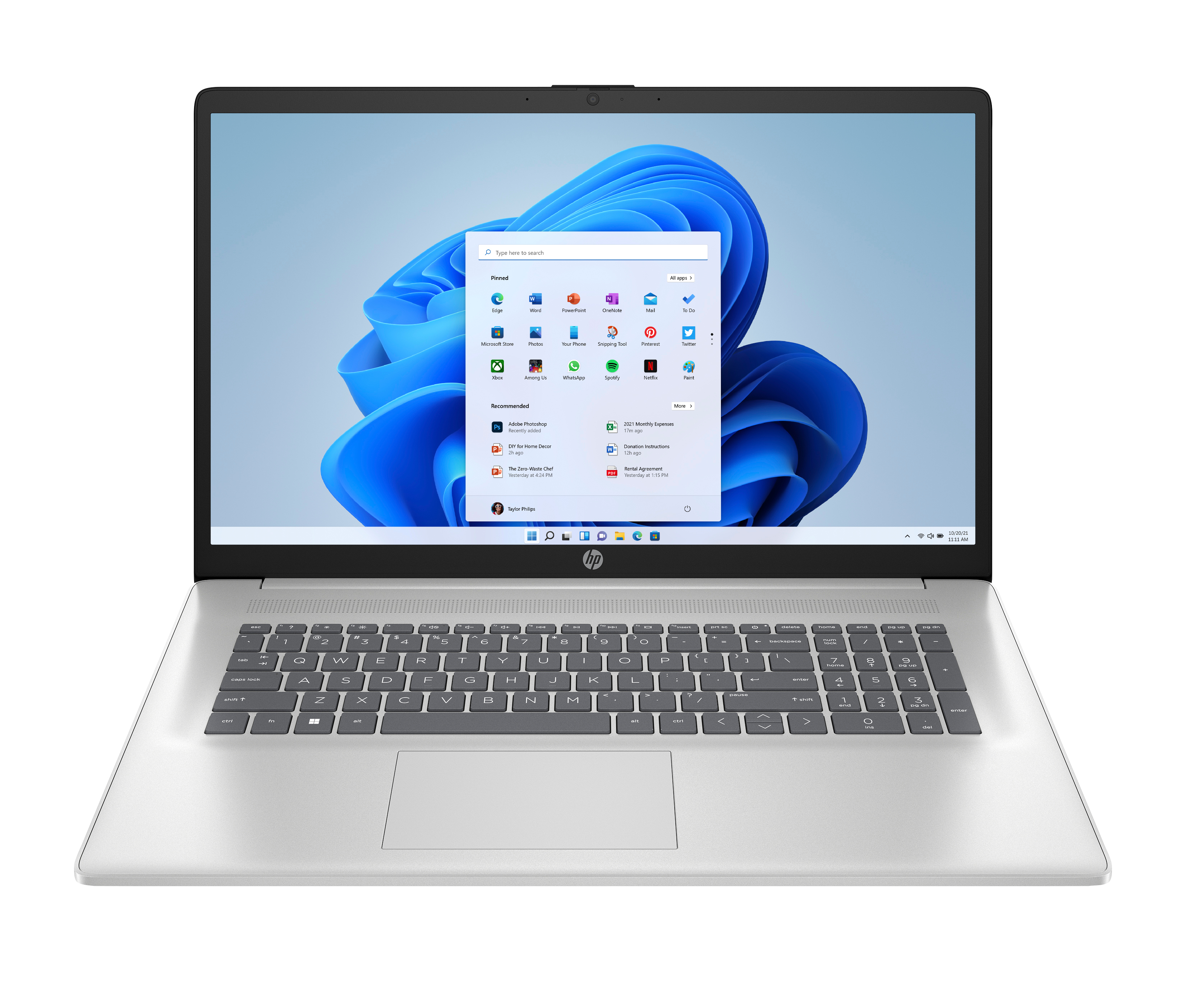 HP Notebook 17-cn3659ng, 43,9cm (17,3"), FHD, Intel® Core™ i5 i5-1334U, 16GB DDR4, 512 GB SSD, Windows 11 Home