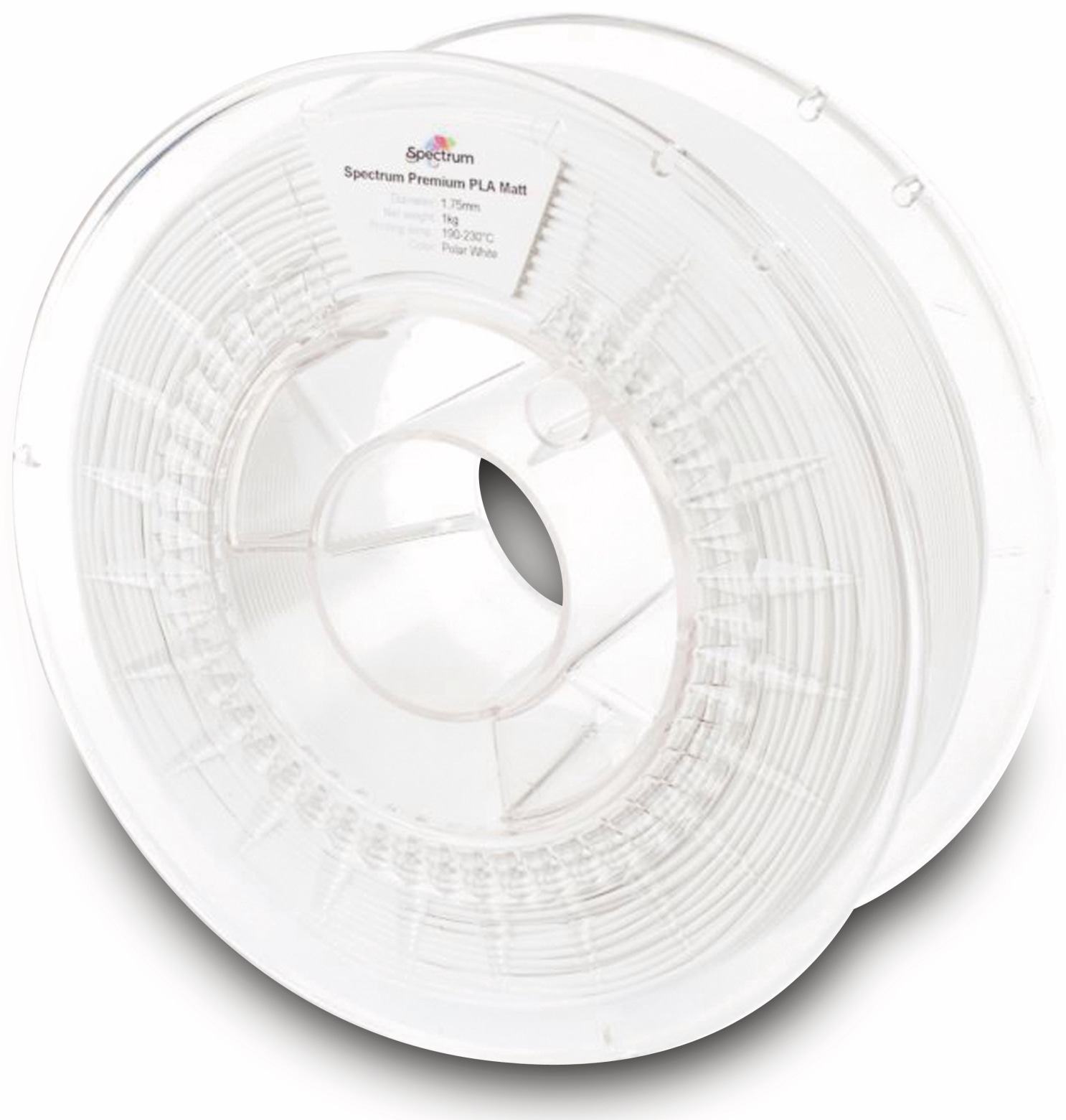 SPECTRUM 3D Filament PLA MATT 1.75mm POLAR weiß 1kg