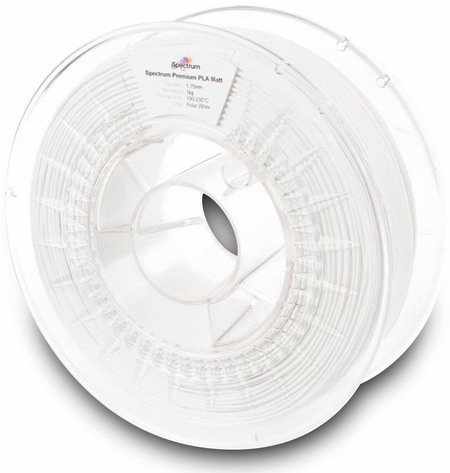 SPECTRUM 3D Filament PLA MATT 1.75mm POLAR weiß 1kg SPECTRUM 3D Filament PLA MATT 1.75mm POLAR weiß 1kg