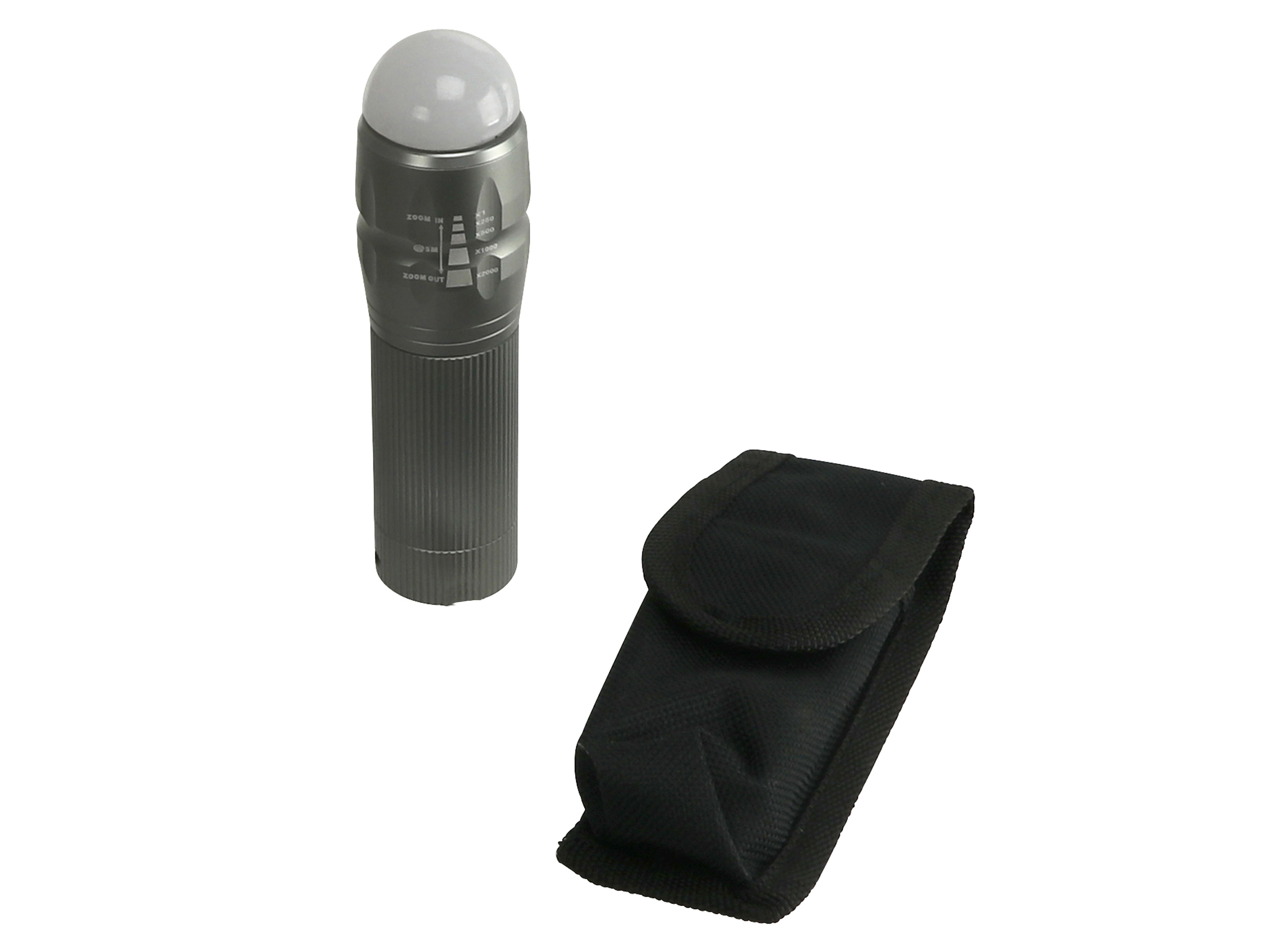 LED-Taschenlampe, WTE-490M-1, Alu, 400 lm, grau LED-Taschenlampe, WTE-490M-1, Alu, 400 lm, grau