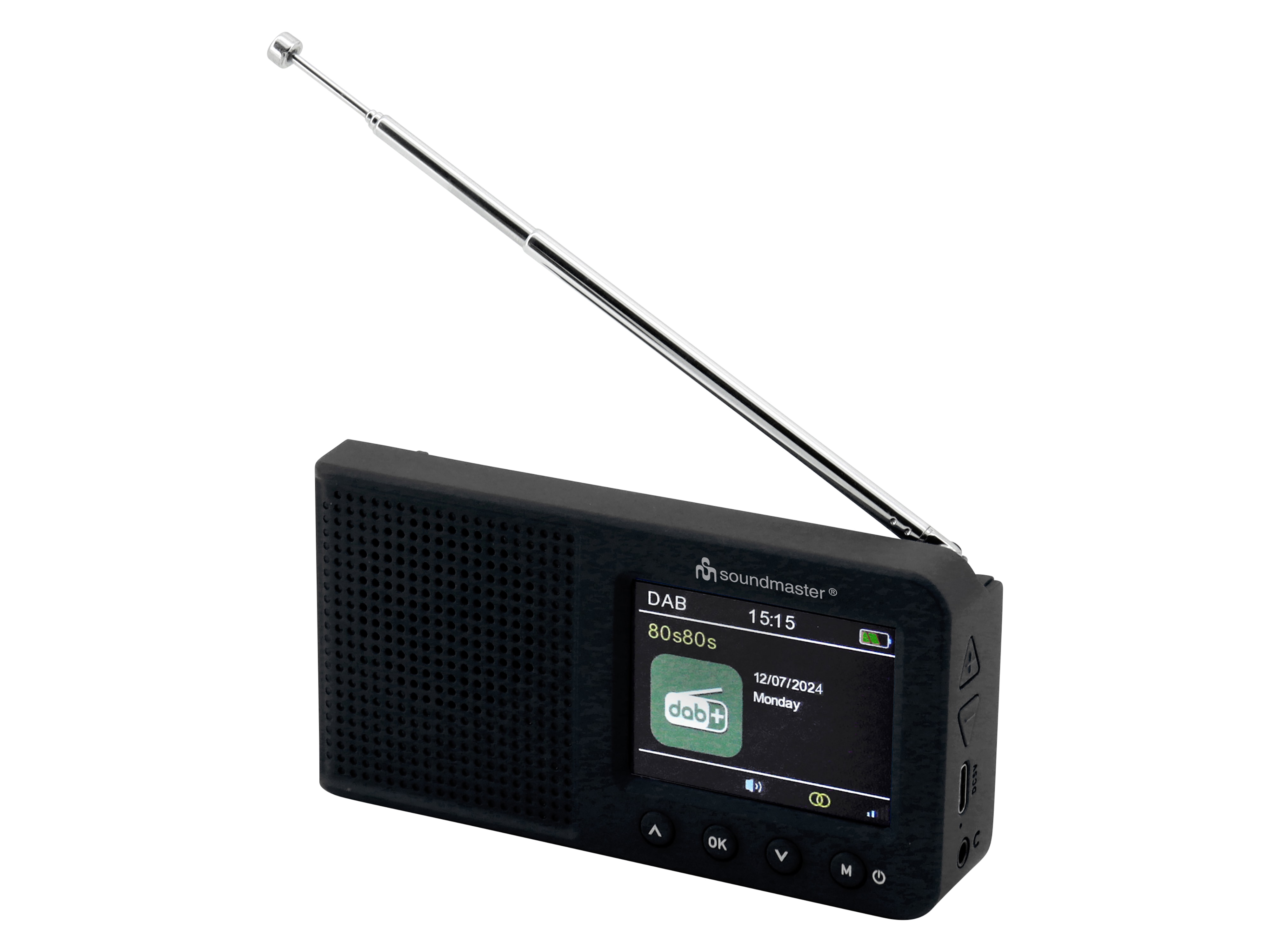 SOUNDMASTER DAB+/UKW-PLL Radio, DAB175SW, schwarz