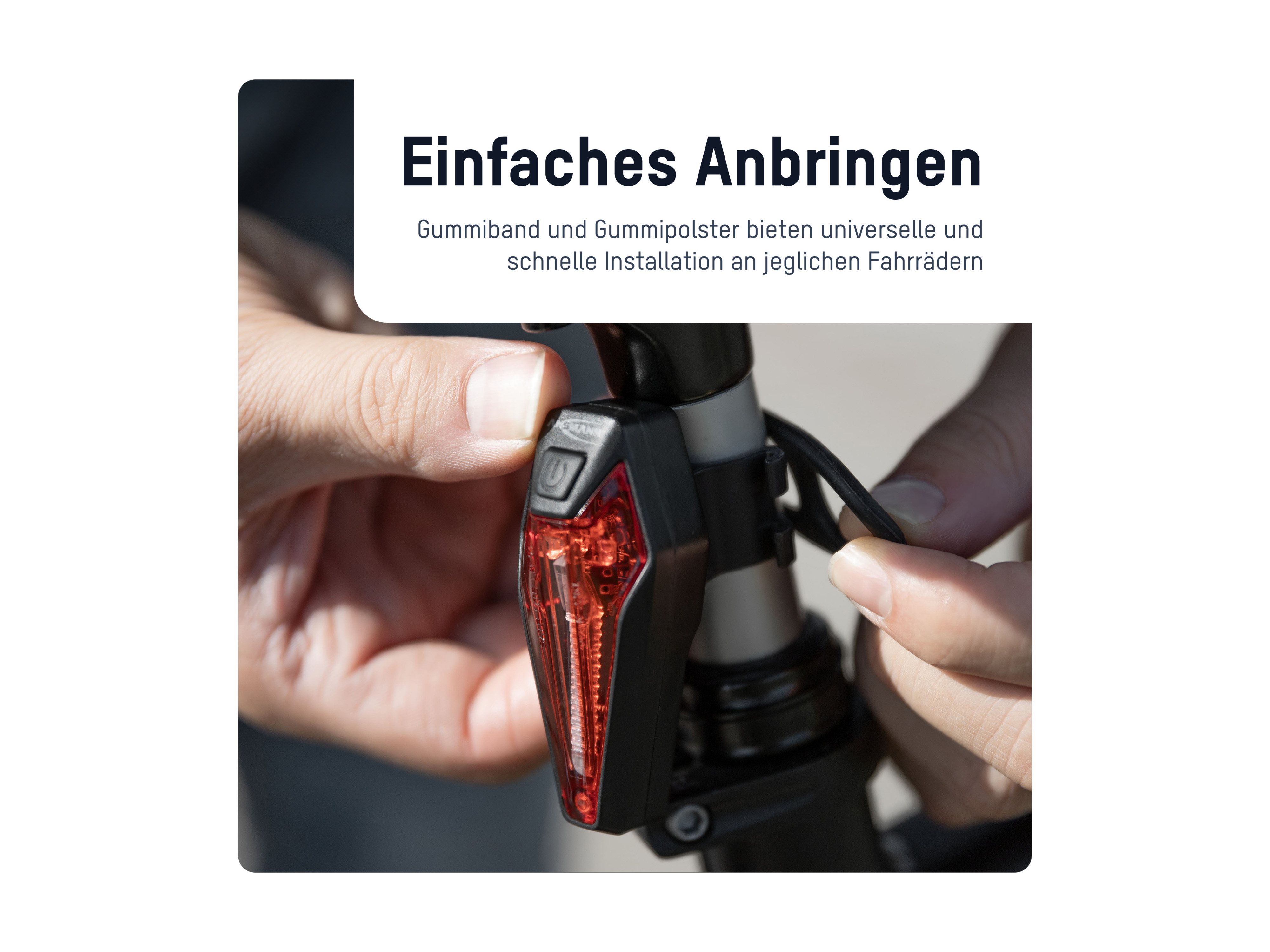 ANSMANN Akku-LED-Rückleuchte, 1600-0553 ANSMANN Akku-LED-Rückleuchte, 1600-0553
