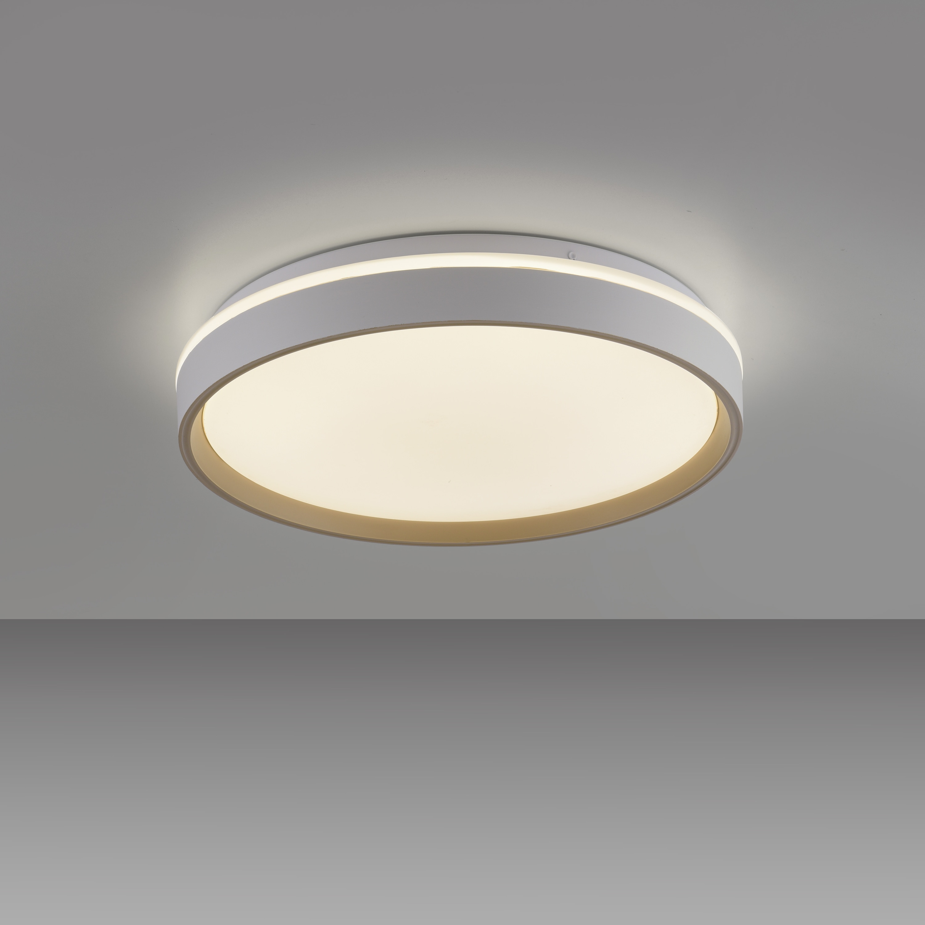 JUST LIGHT LED-Deckenleuchte 14277-39, 20W, CCT, 2700lm, IP20, weiß/sand JUST LIGHT LED-Deckenleuchte 14277-39, 20W, CCT, 2700lm, IP20, weiß/sand