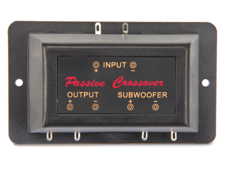Subwoofer-Frequenzweiche CRC821, 150 Hz, 50 W, 4 Ohm Subwoofer-Frequenzweiche CRC821, 150 Hz, 50 W, 4 Ohm