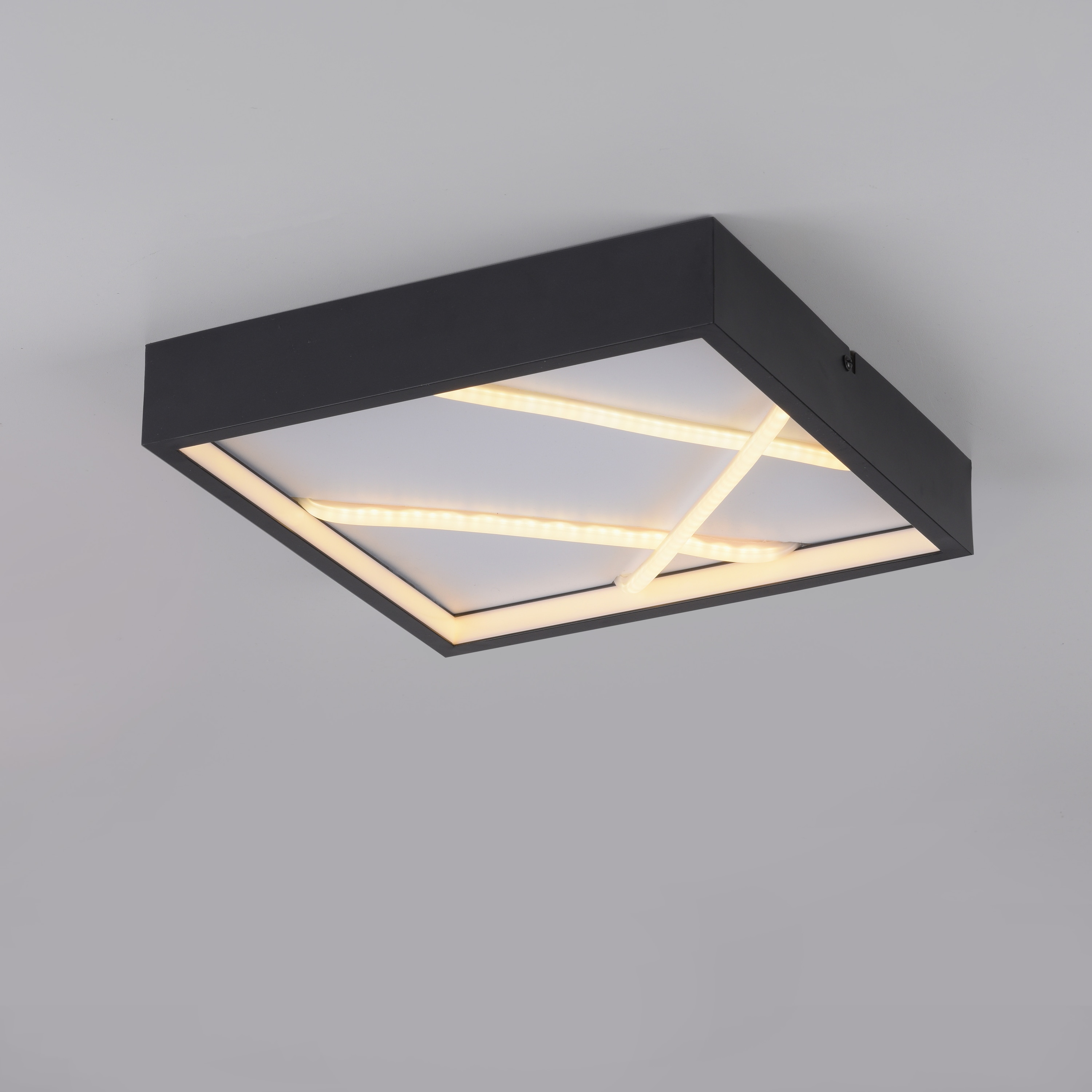 JUST LIGHT LED-Deckenleuchte 14092-18, 28W, 3000K, 3500lm, warmweiß, IP20, schwarz JUST LIGHT LED-Deckenleuchte 14092-18, 28W, 3000K, 3500lm, warmweiß, IP20, schwarz