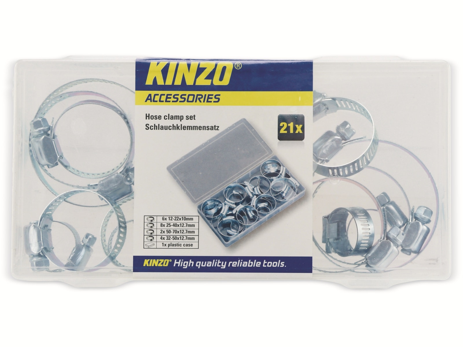 KINZO Schlauchklemmen-Set, 21-teilig KINZO Schlauchklemmen-Set, 21-teilig