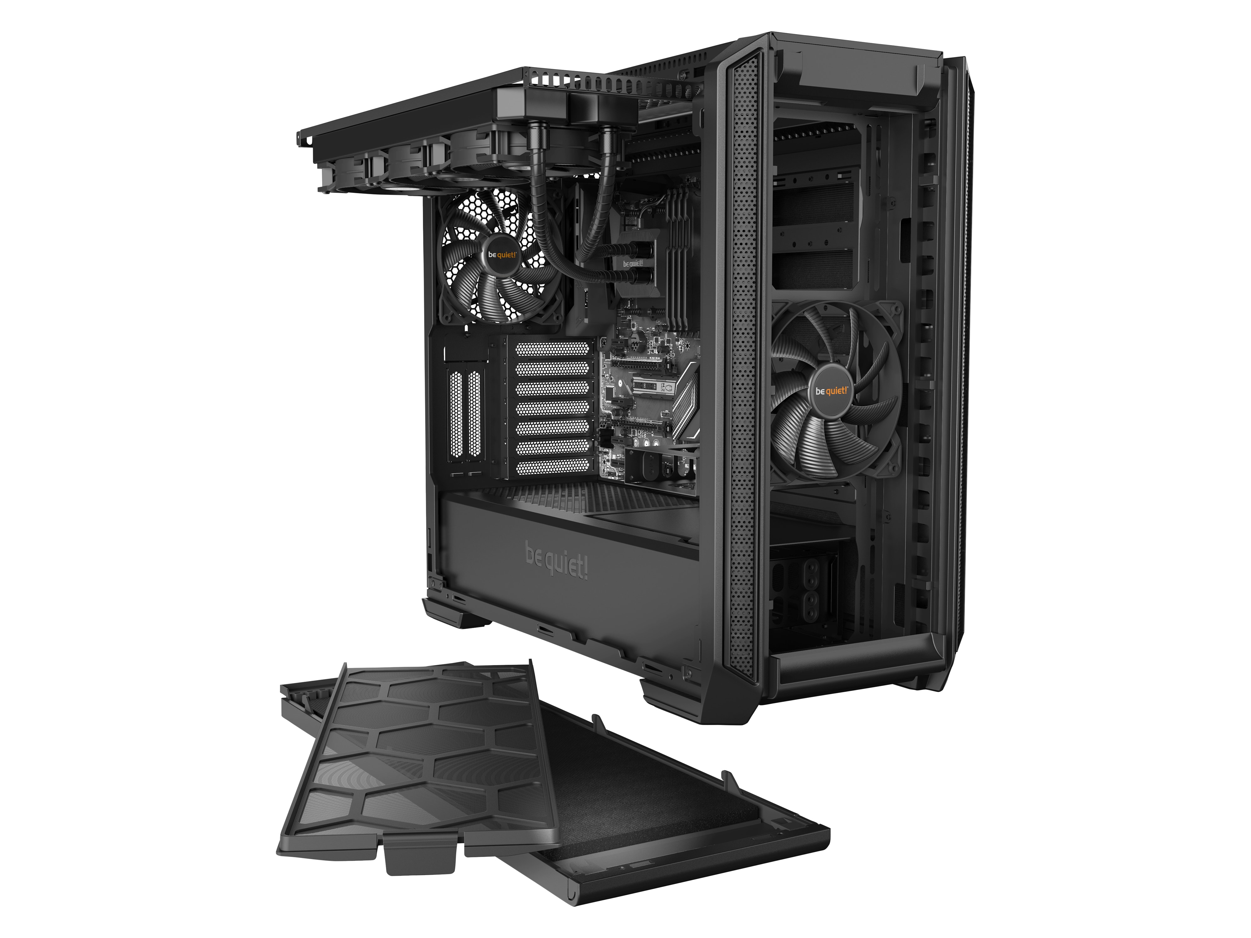 BE QUIET! Midi Tower Silent Base 601 schwarz BE QUIET! Midi Tower Silent Base 601 schwarz