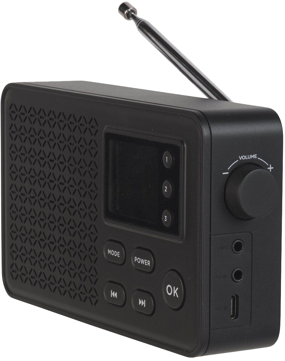 DENVER DAB+/FM Radio DAB-57, schwarz DENVER DAB+/FM Radio DAB-57, schwarz