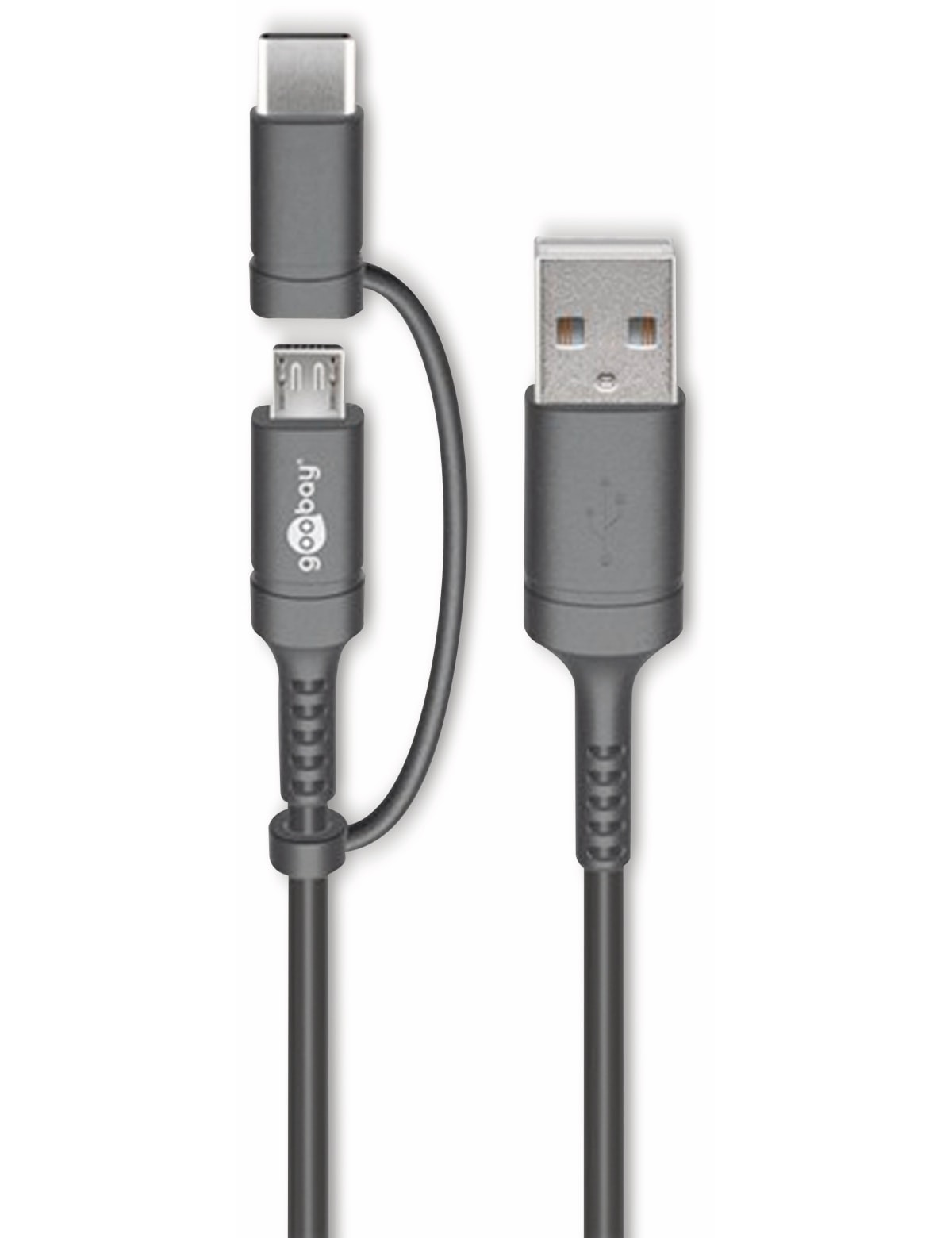 GOOBAY USB 2.0 Typ C/B Anschlusskabel 71892, 1 m, schwarz GOOBAY USB 2.0 Typ C/B Anschlusskabel 71892, 1 m, schwarz
