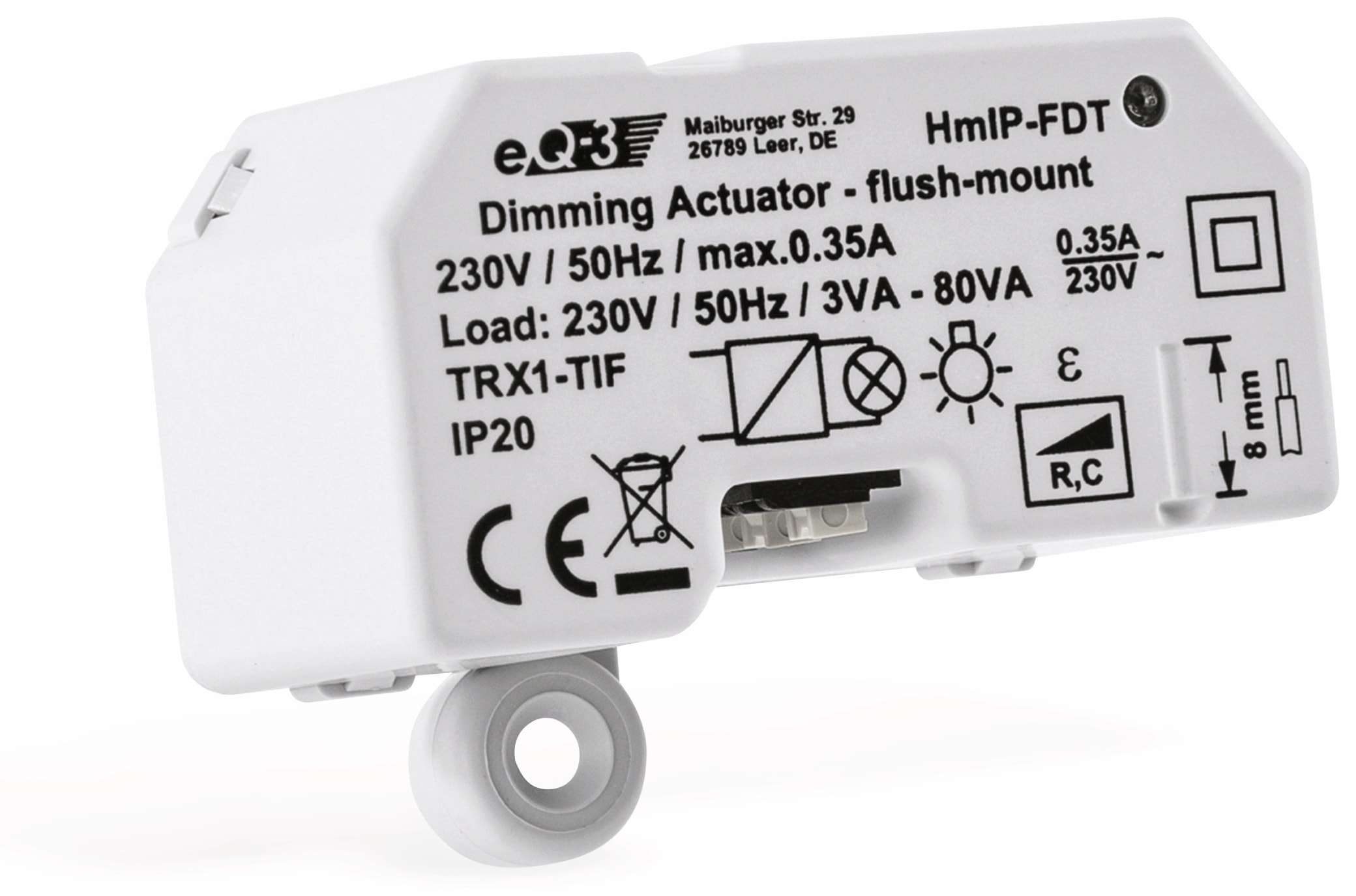 HOMEMATIC IP Smart Home 150609A0, Dimmaktor, Unterputz, Phasenabschnitt HOMEMATIC IP Smart Home 150609A0, Dimmaktor, Unterputz, Phasenabschnitt