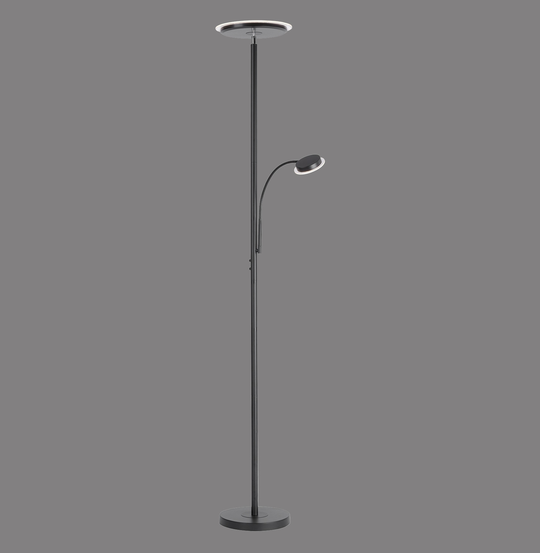 JUST LIGHT LED-Stehleuchte 11709-18 schwarz, 25,5 W, 2900 lm, 3000 K JUST LIGHT LED-Stehleuchte 11709-18 schwarz, 25,5 W, 2900 lm, 3000 K