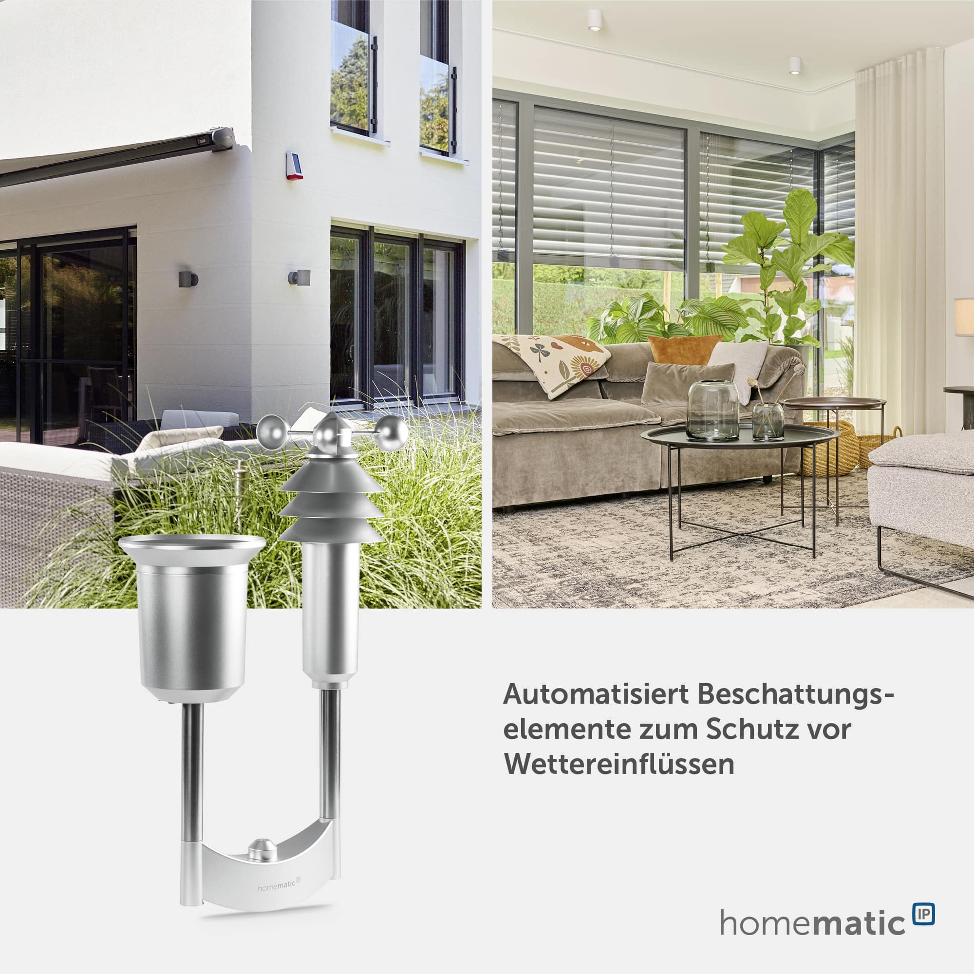 HOMEMATIC IP Smart Home 152057A0, Wettersensor Plus HOMEMATIC IP Smart Home 152057A0, Wettersensor Plus