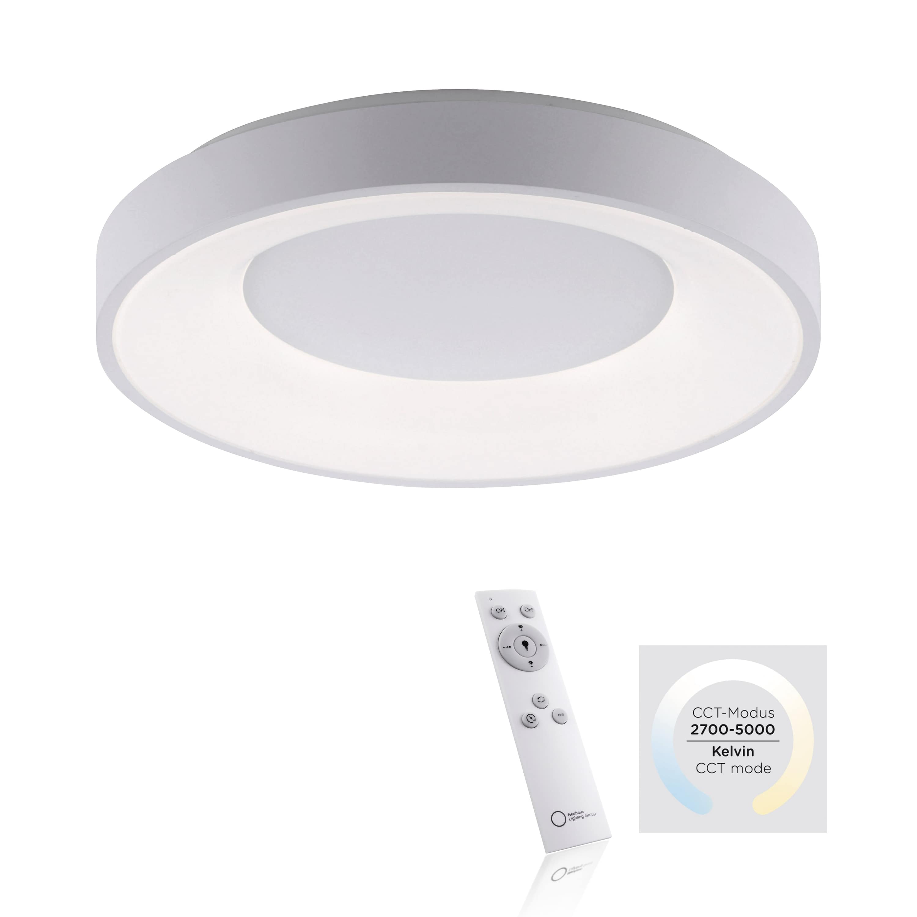 JUST LIGHT LED-Deckenleuchte 14326-16 weiß, 26,5 W, 3300 lm, CCT JUST LIGHT LED-Deckenleuchte 14326-16 weiß, 26,5 W, 3300 lm, CCT