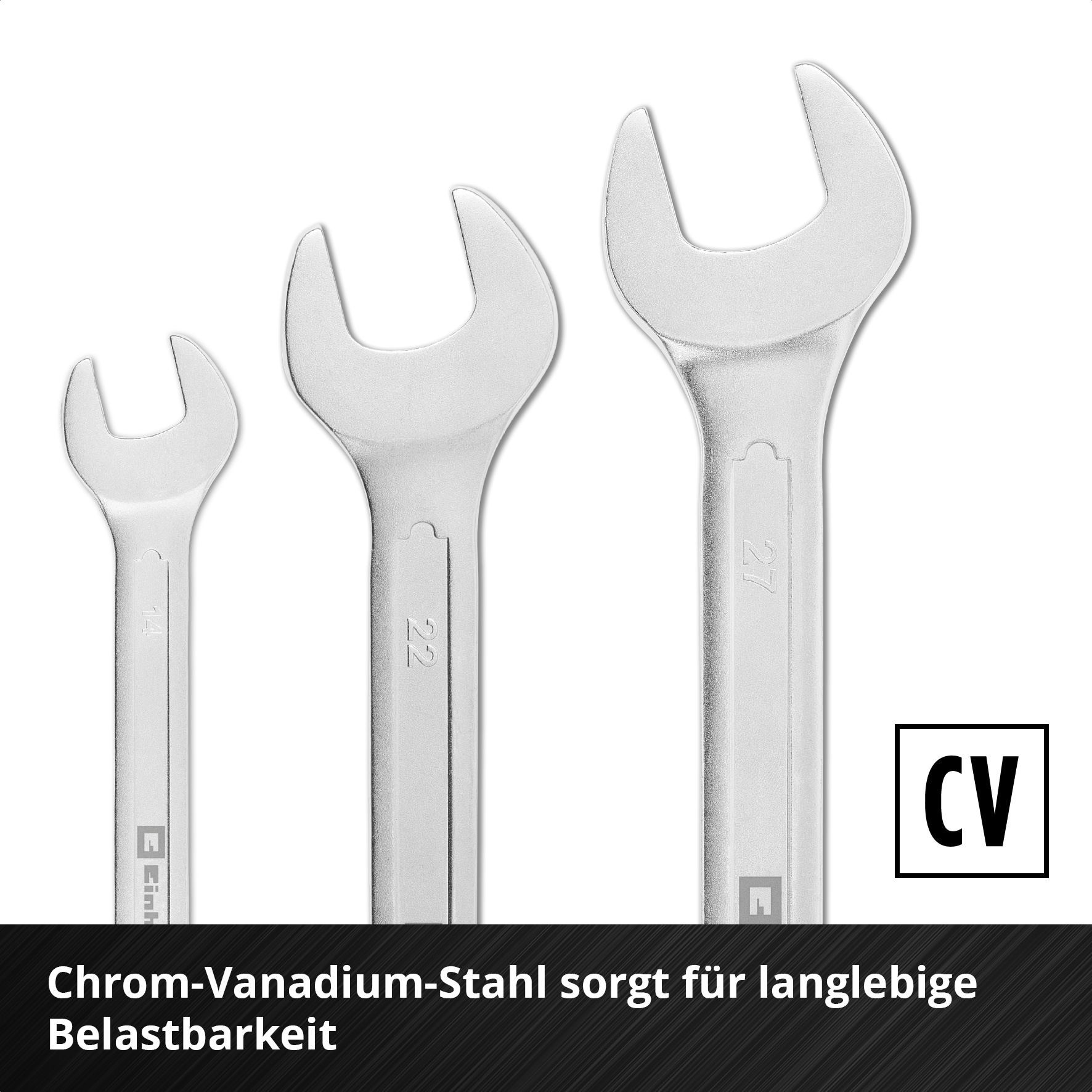 EINHELL E-Case-Einleger Gabelringschlüssel, 370521, 19-teilig EINHELL E-Case-Einleger Gabelringschlüssel, 370521, 19-teilig