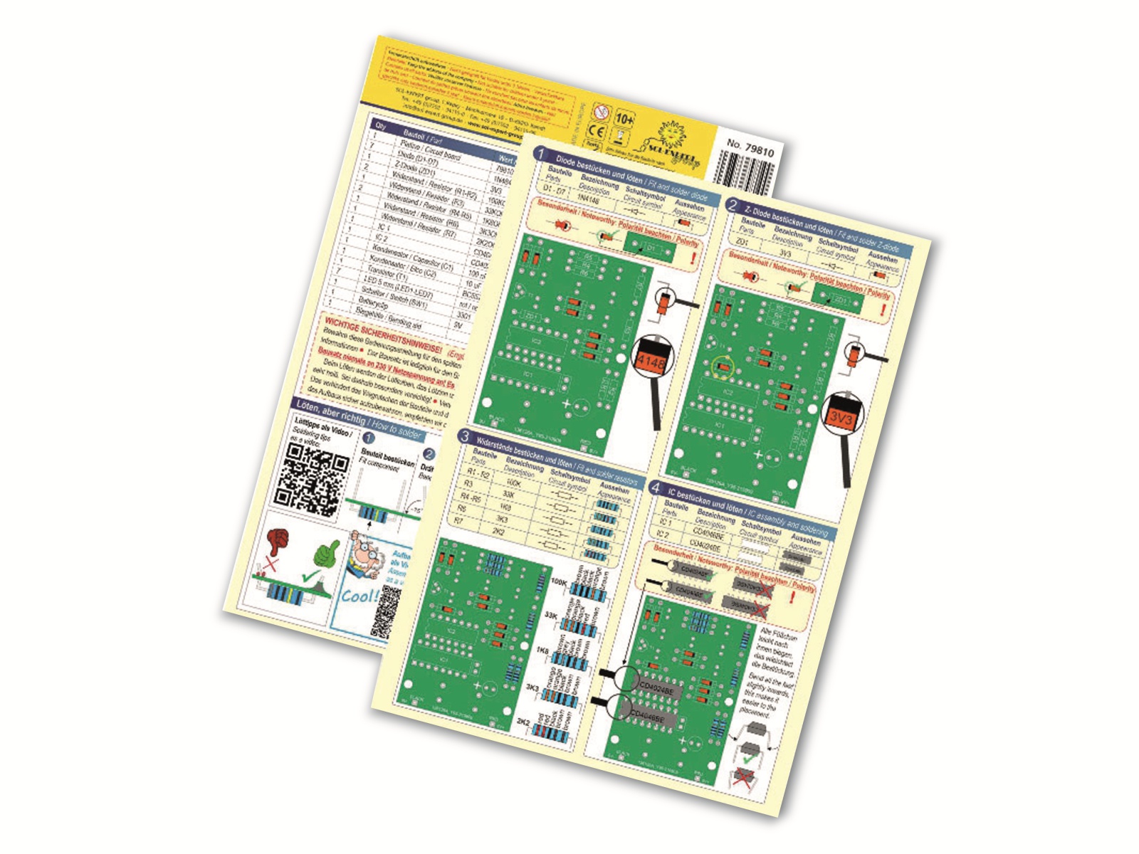 SOL-EXPERT Lötbausatz "Elektronischer Würfel" SOL-EXPERT Lötbausatz "Elektronischer Würfel"