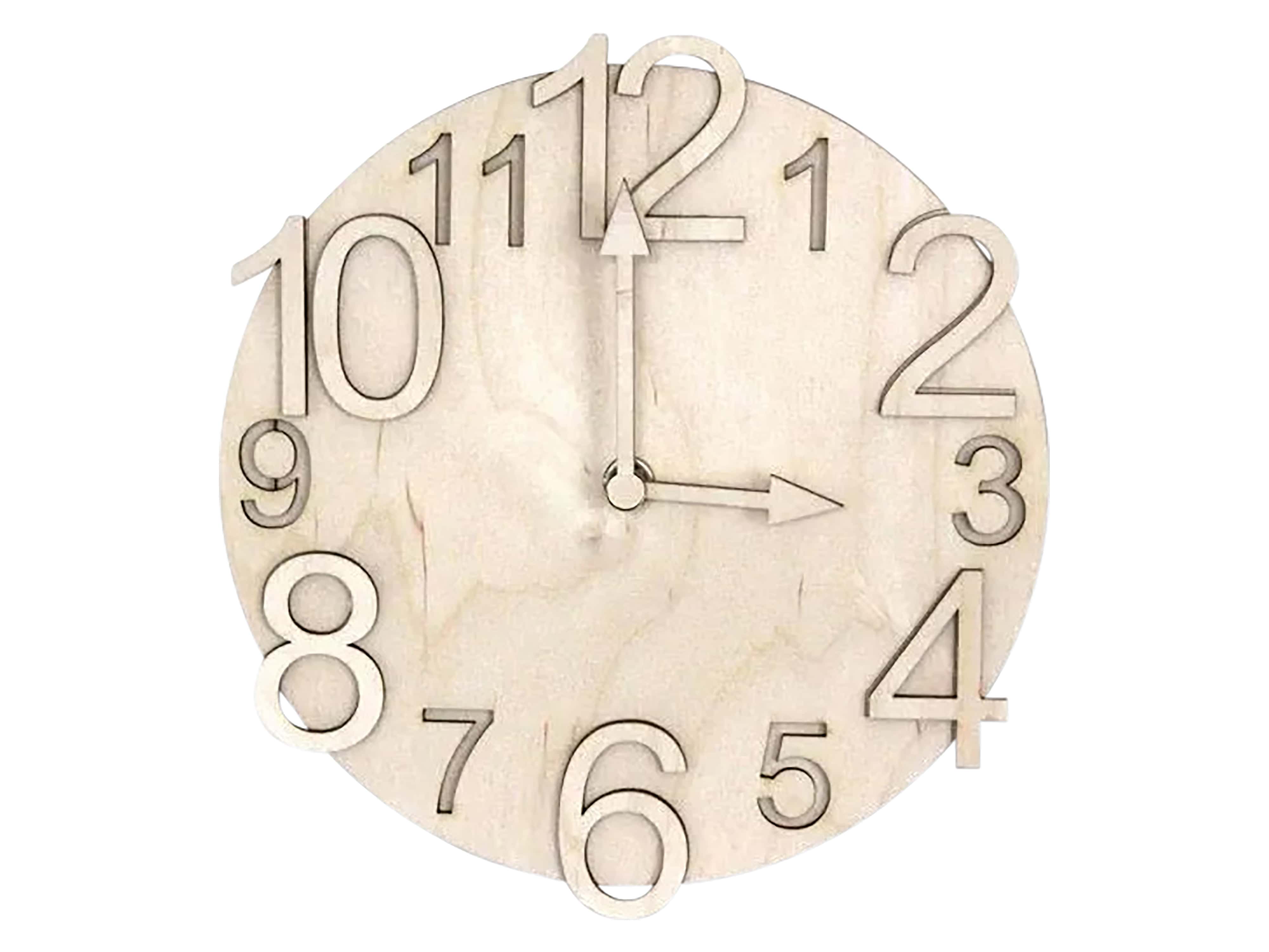 SOL-EXPERT Holzbausatz Wanduhr mit Uhrwerk SOL-EXPERT Holzbausatz Wanduhr mit Uhrwerk