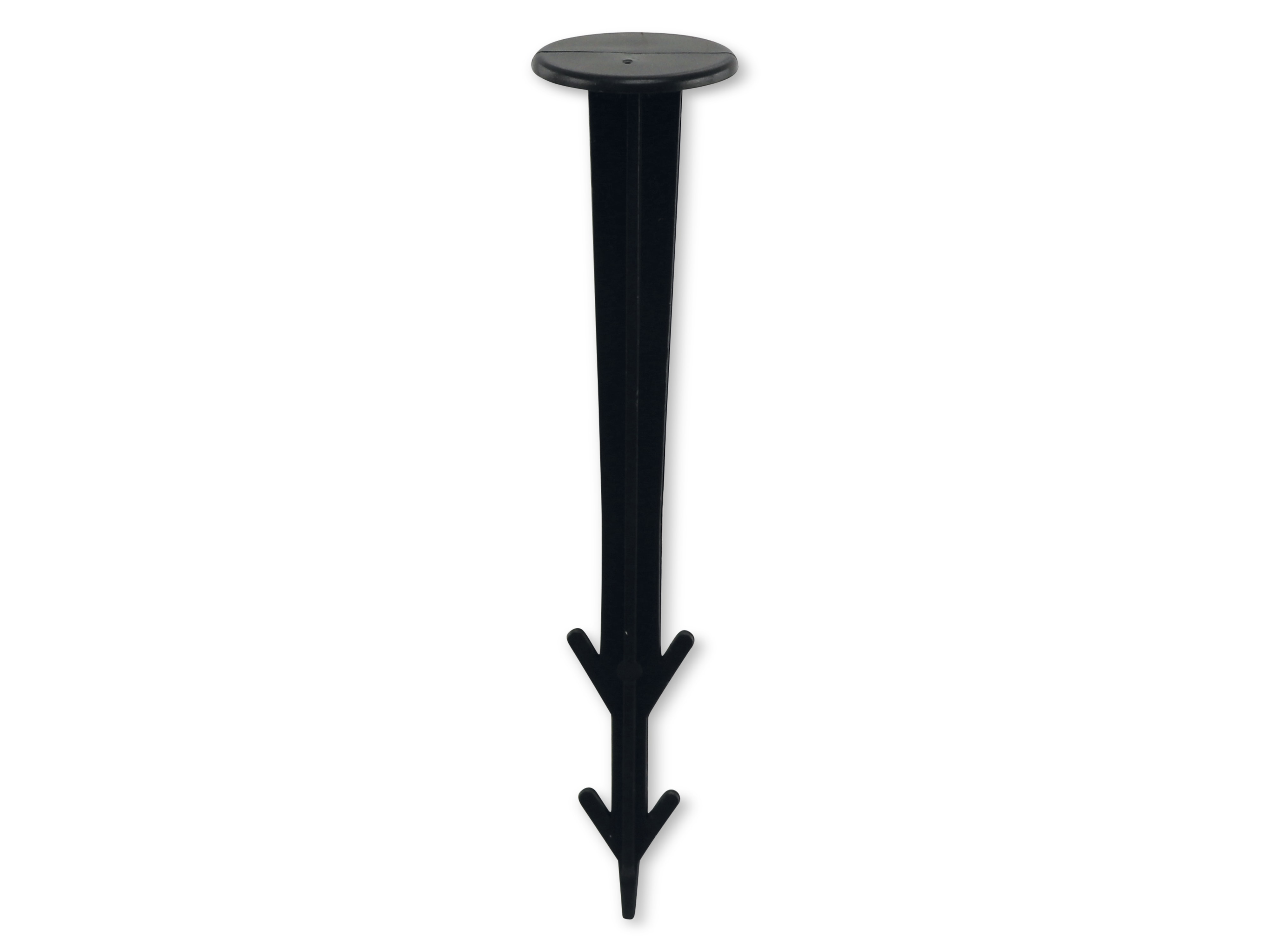 Vlies- und Folienhalter, 10 Stück, 11,5 cm, Polypropylen, schwarz